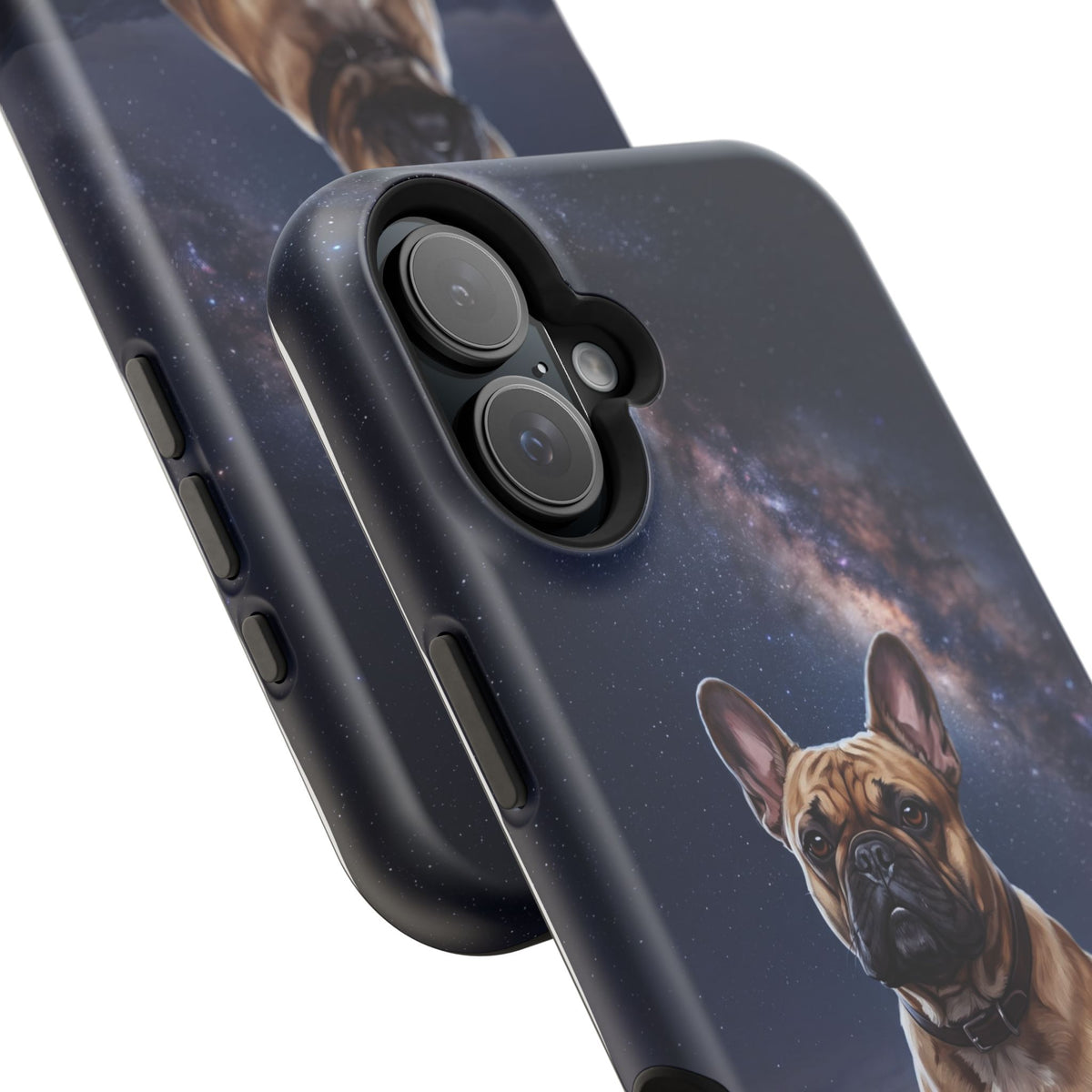Personalized French Bulldog Starry Night Sky Phone Case — Wireless Charging Cover