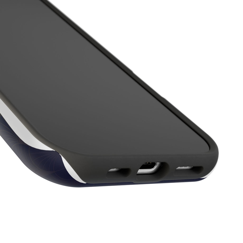 Art Deco Labrador Phone Case — Tough Magnetic Case with Wireless Charging
