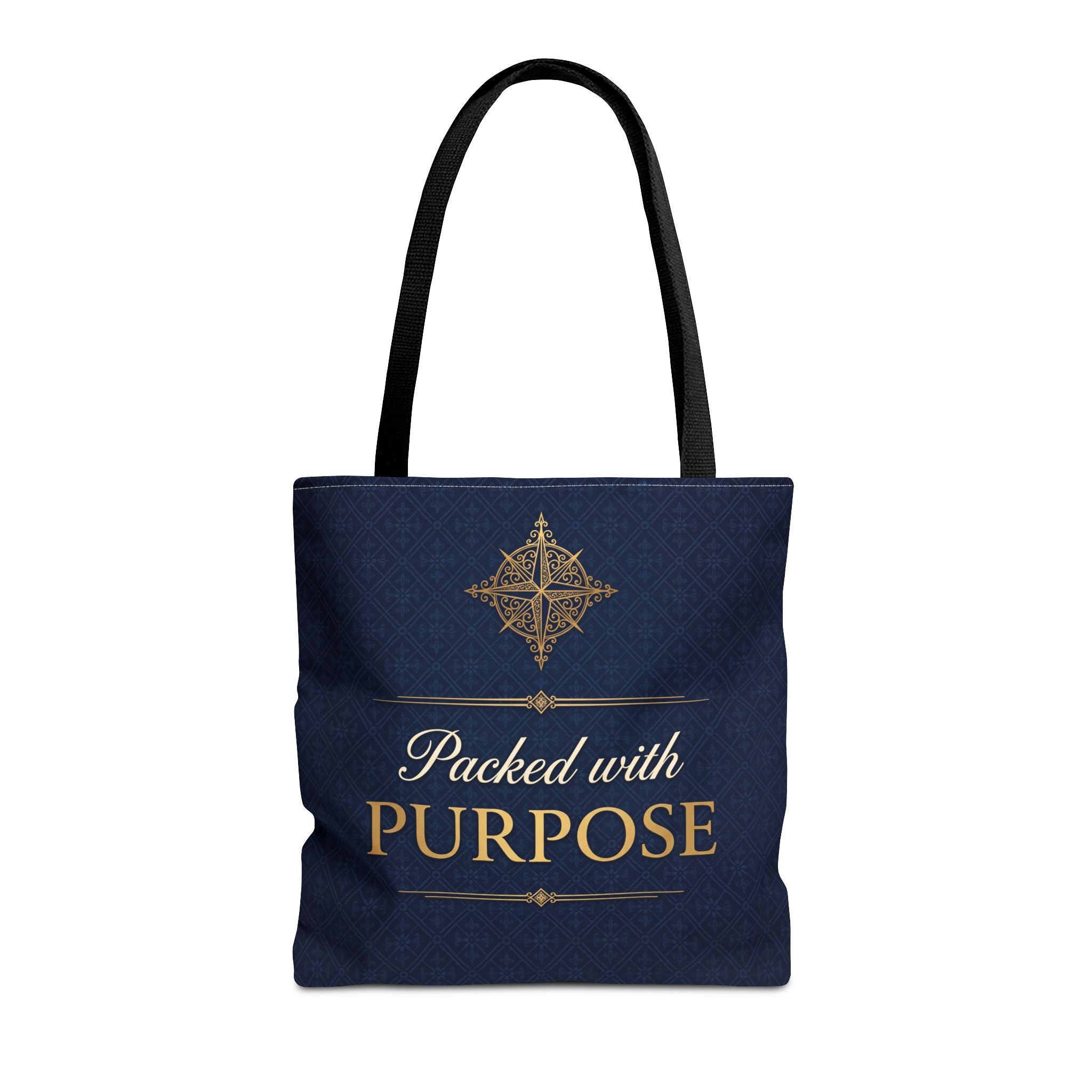 Packed with Purpose Tote | Inspirational Nurse Gift Tote Bag | Healthcare Worker Appreciation Gift | Premium Polyester Carry-All