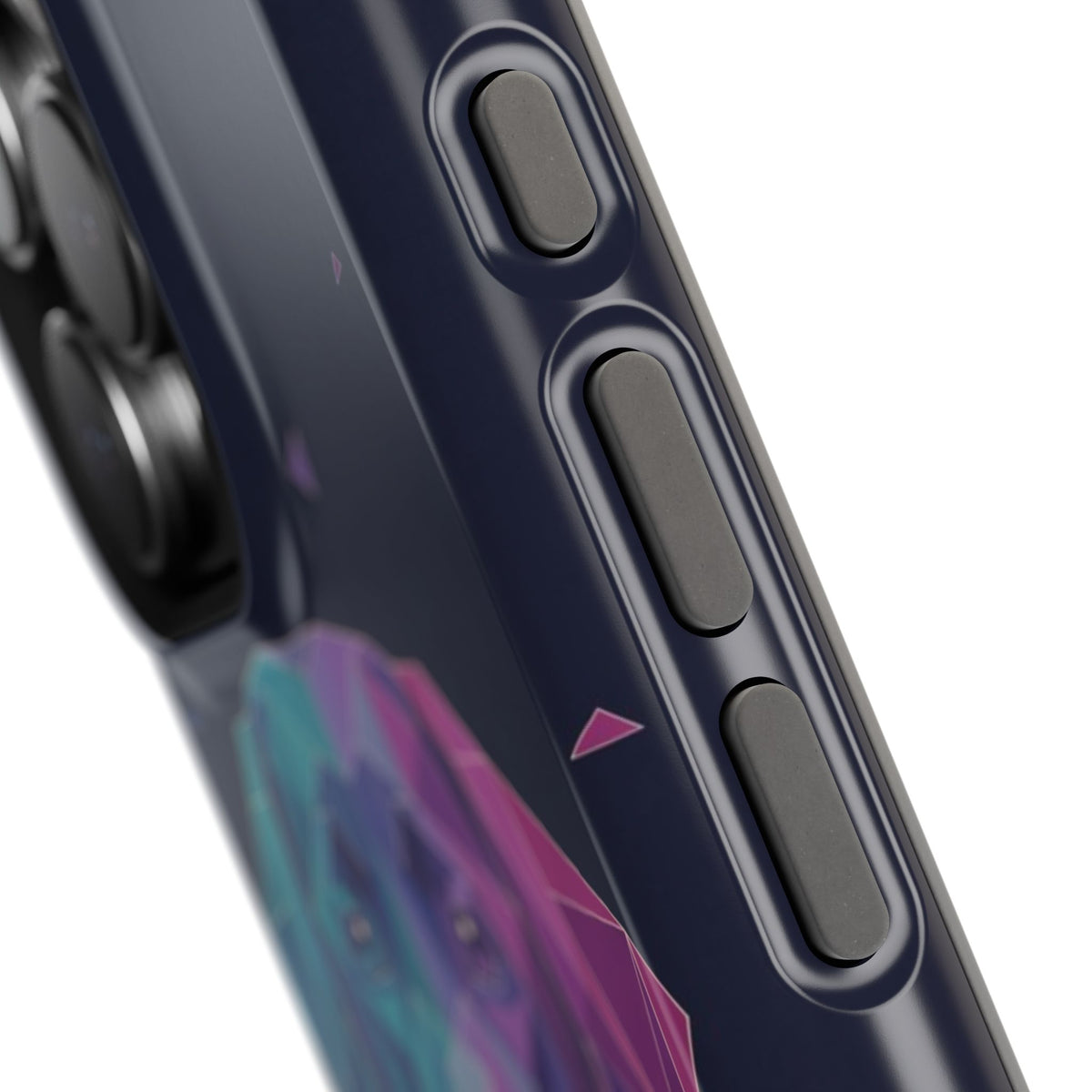 Geometric Labrador Phone Case — Tough Magnetic Case with Wireless Charging