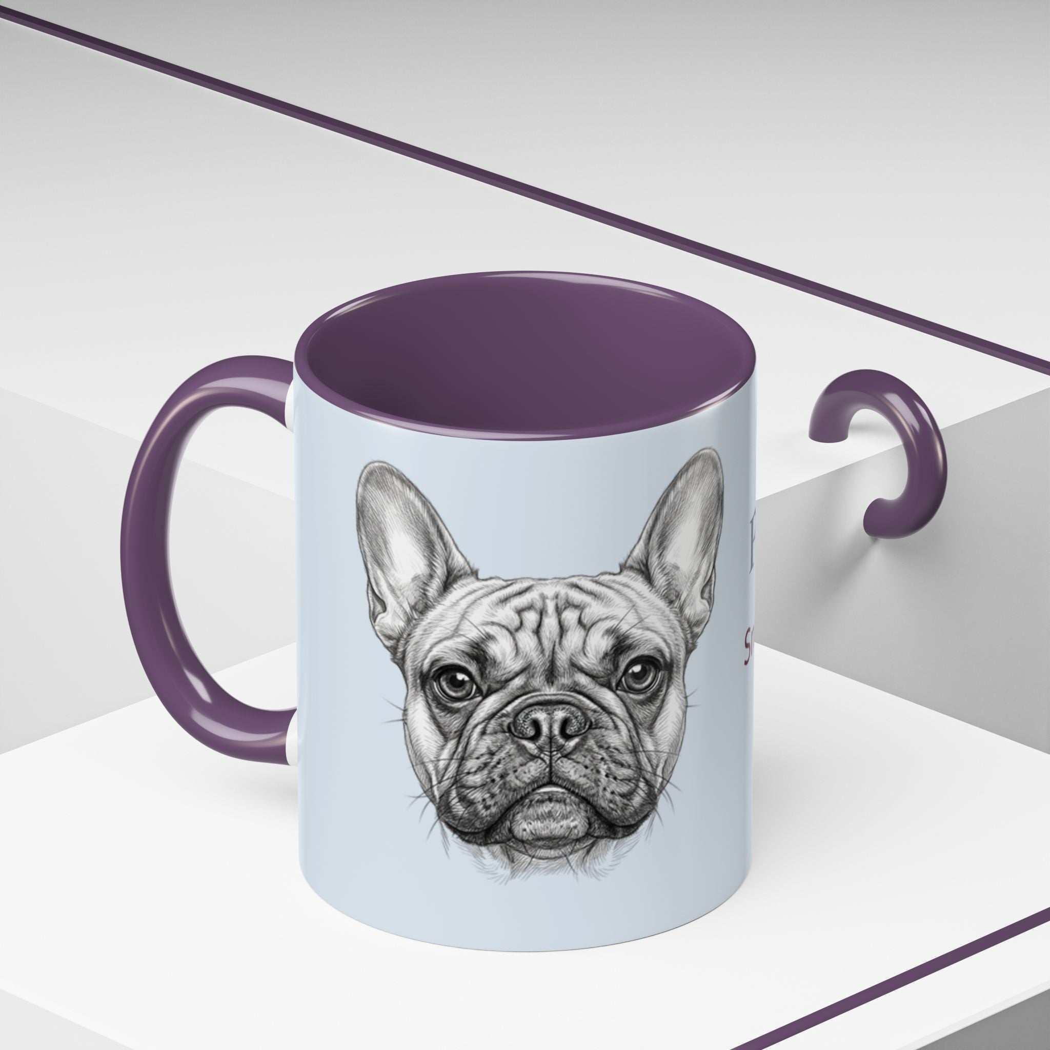 Personalized Frenchie Mug | Custom Name Mug | French Bulldog Gift | Frenchie Lover Coffee Cup