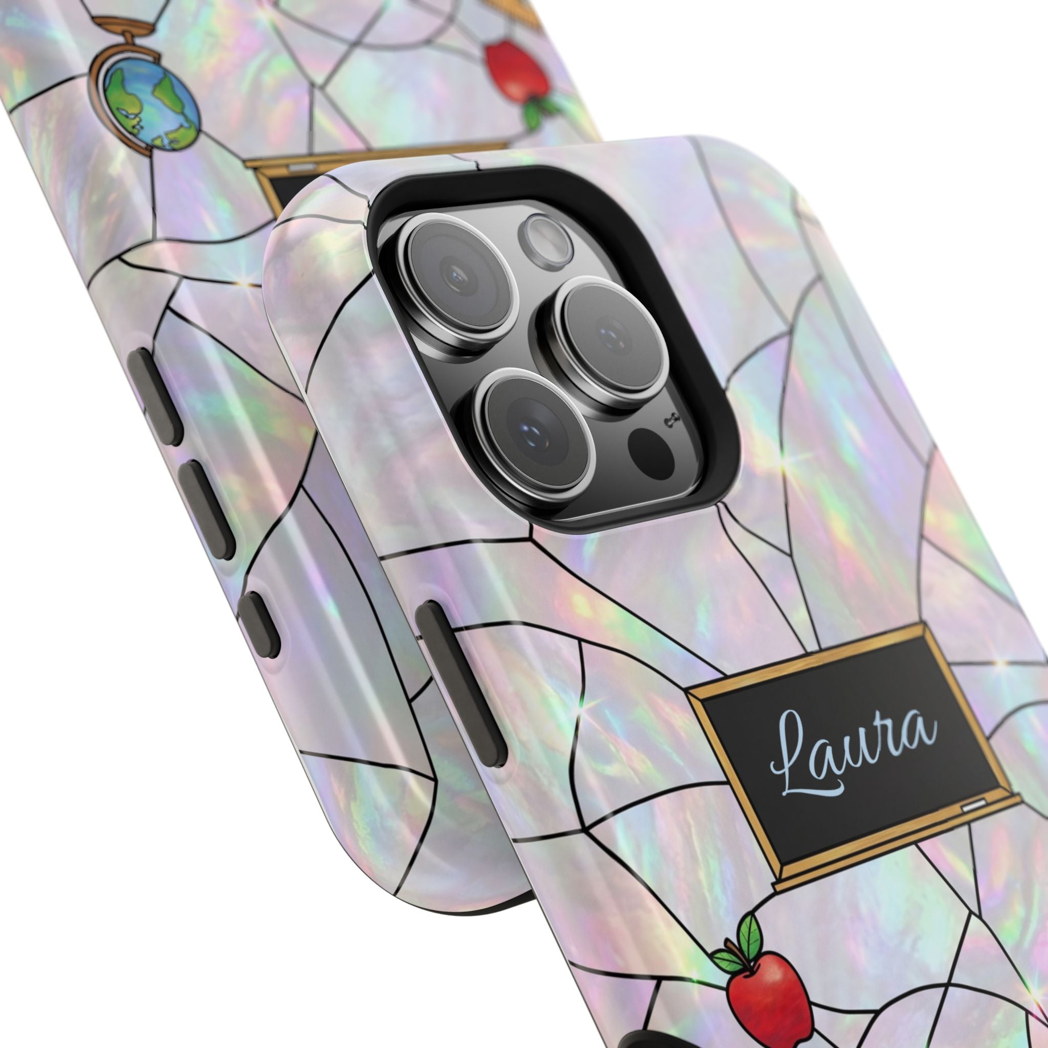Personalized Teacher Phone Case — Impact-Resistant Wireless Charging Cover