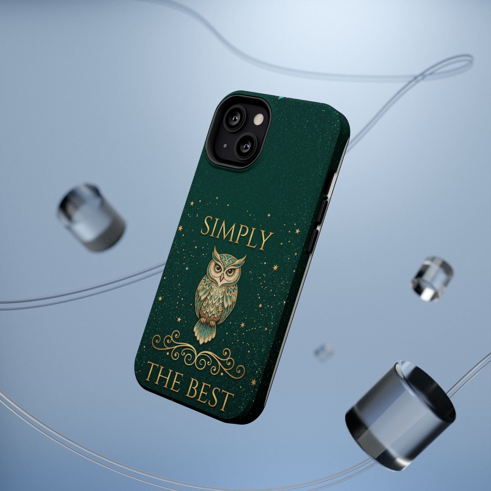 Simply The Best Wise Owl Phone Case — Wireless Charging Cover