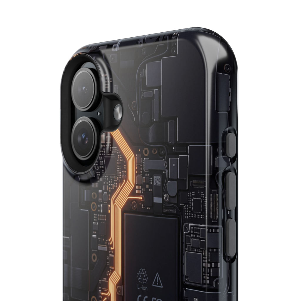 Electrician Circuit Bolt Phone Case — Impact-Resistant Wireless Charging Cover