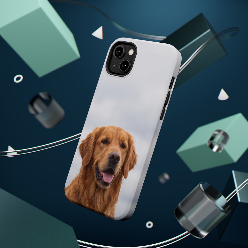 Golden Retriever Phone Case — Impact-Resistant Wireless Charging Cover