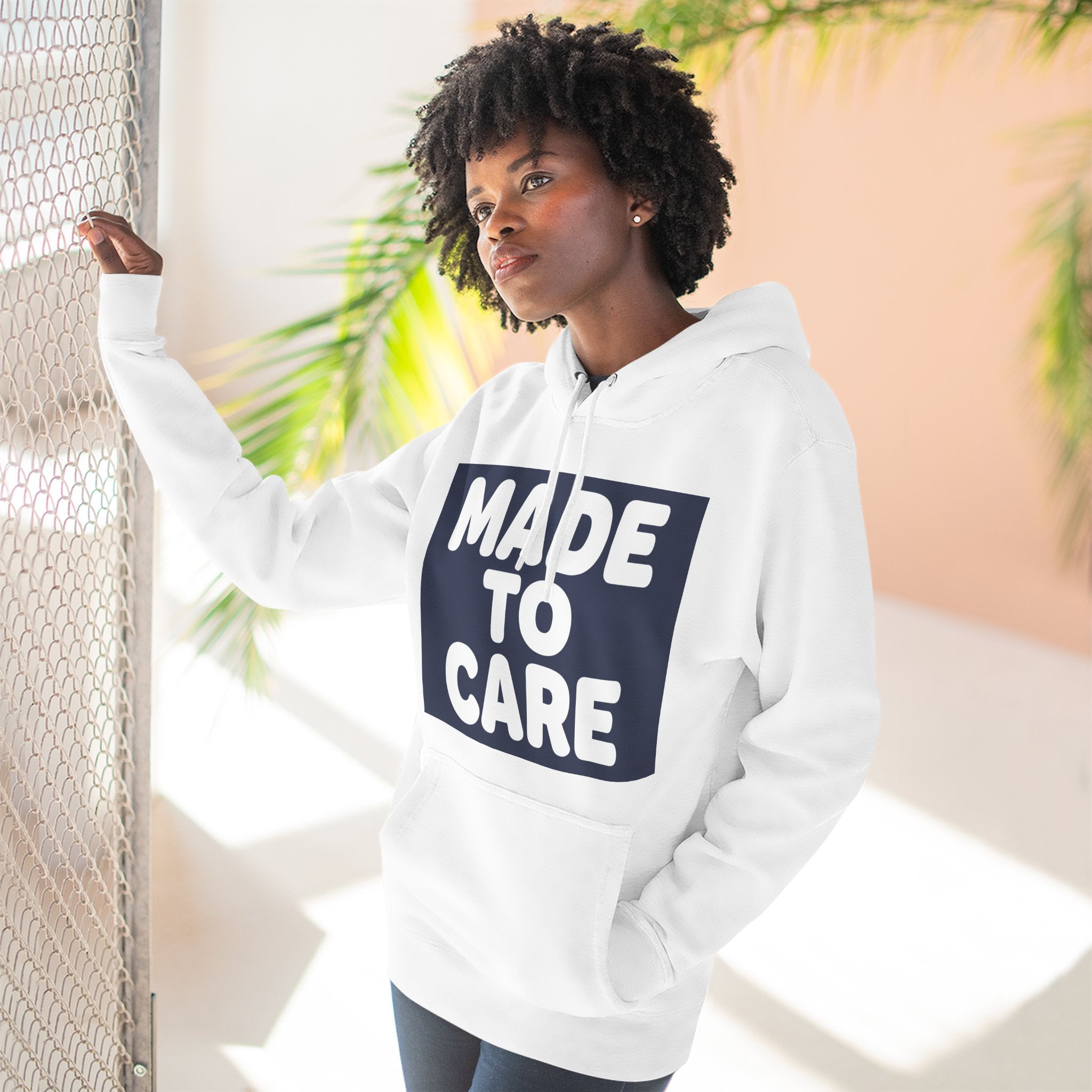 Made to Care Nurse Hoodie — Unisex Pullover for Healthcare Professionals & Caregivers
