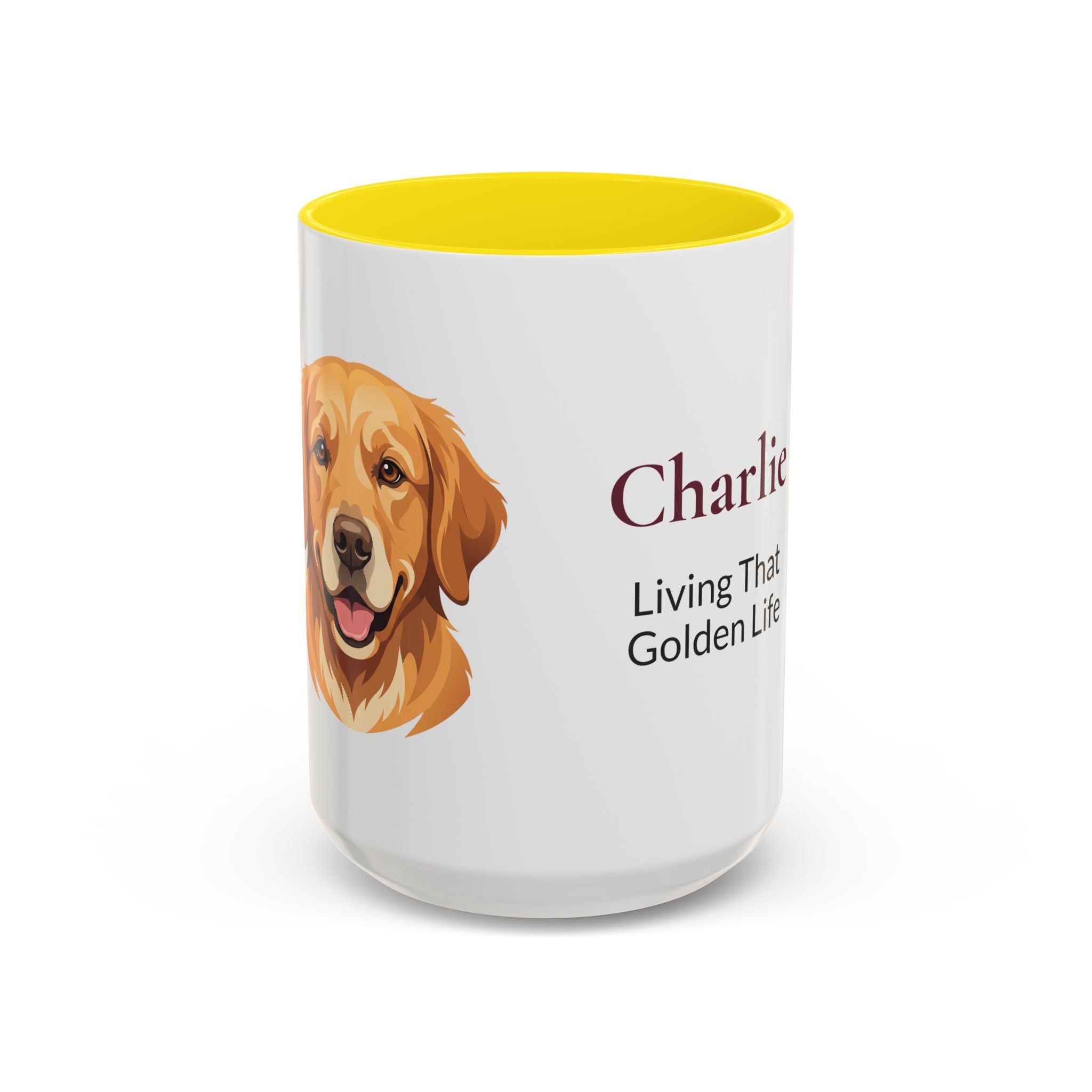 Personalized Golden Retriever Mug | Custom Name & Message Dog Lover Coffee Mug