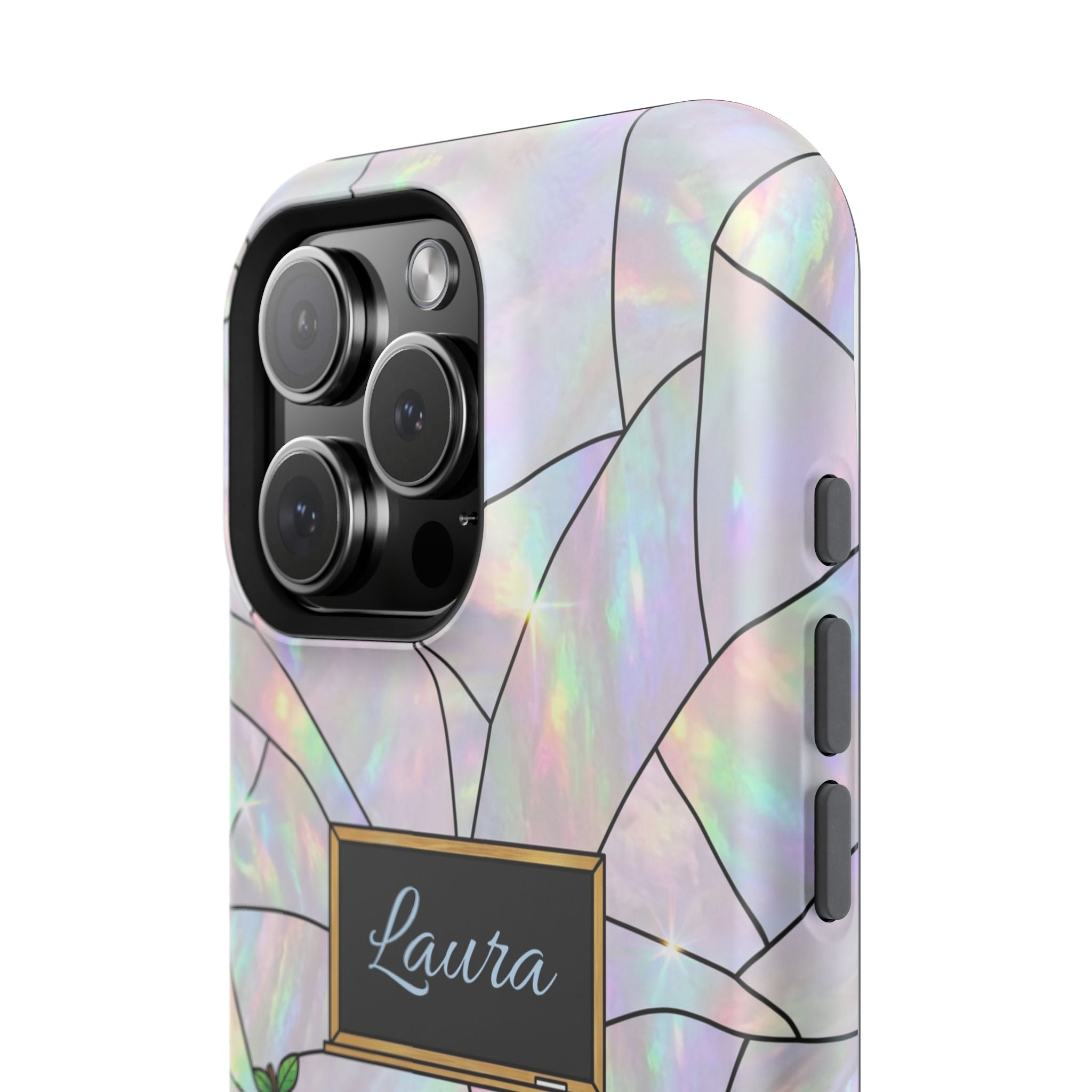 Personalized Teacher Phone Case — Impact-Resistant Wireless Charging Cover