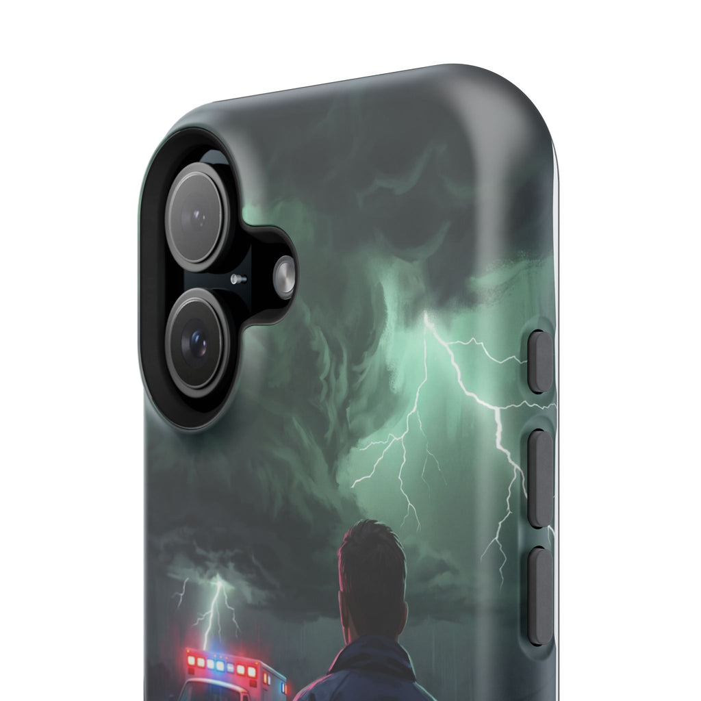 EMS Green Storm City Phone Case — Magnetic Wireless Charging Cover