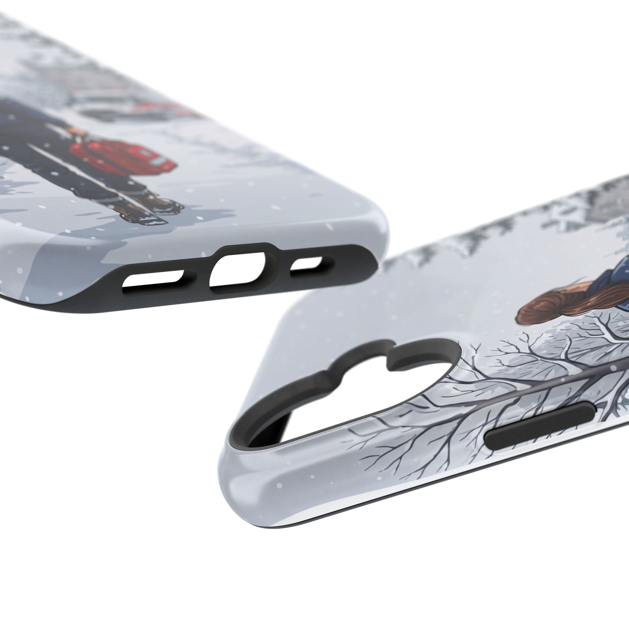 Paramedic/EMT Winter Phone Case — Magnetic Wireless Charging Cover