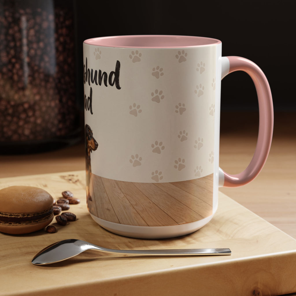 Dachshund Dad Mug | Cute Dog Dad Coffee Mug | Wiener Dog Gift for Dachshund Lovers