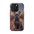 Personalized French Bulldog Pier Lights Phone Case — Wireless Charging Cover