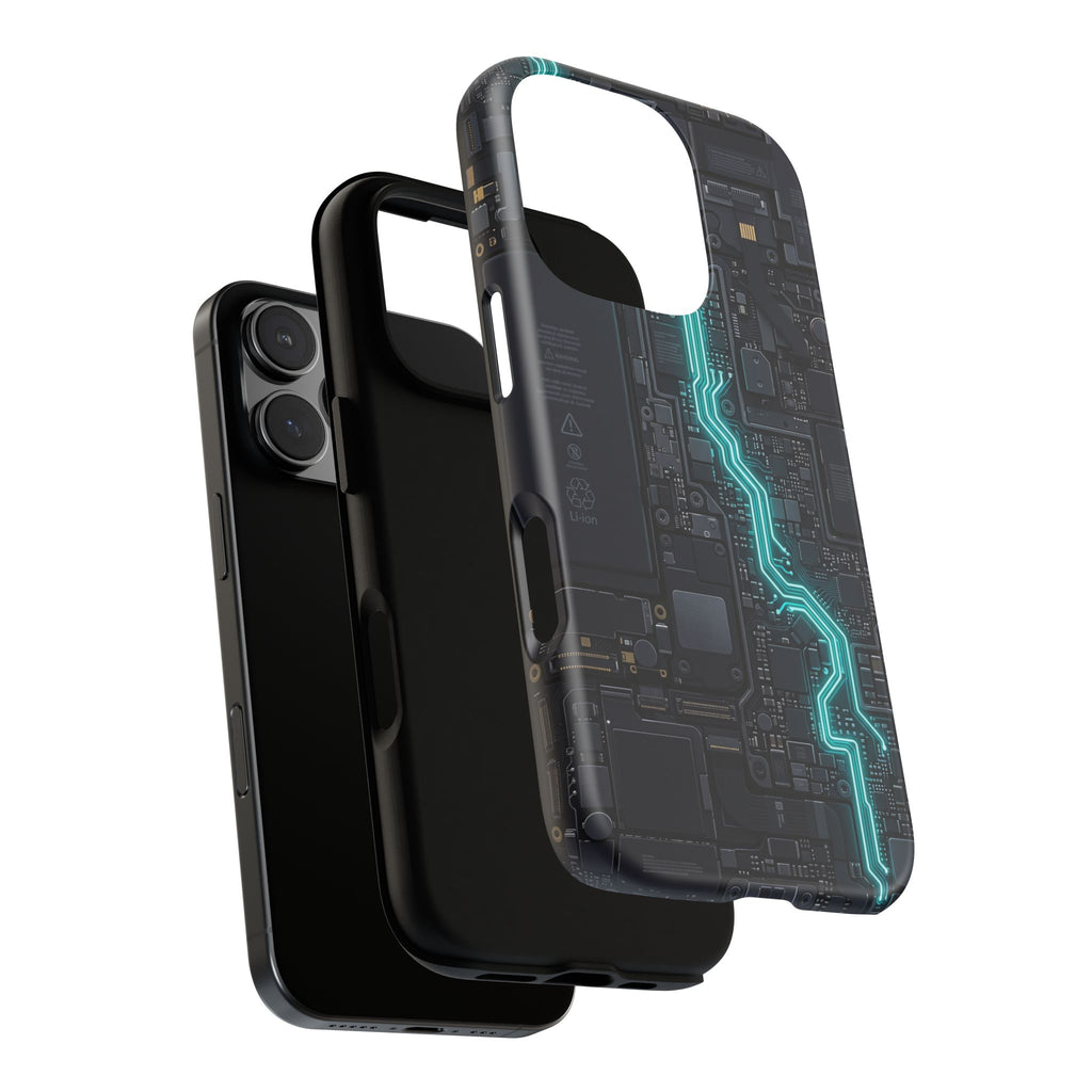Electrician Cyan Circuit Phone Case - Samsung & iPhone Series