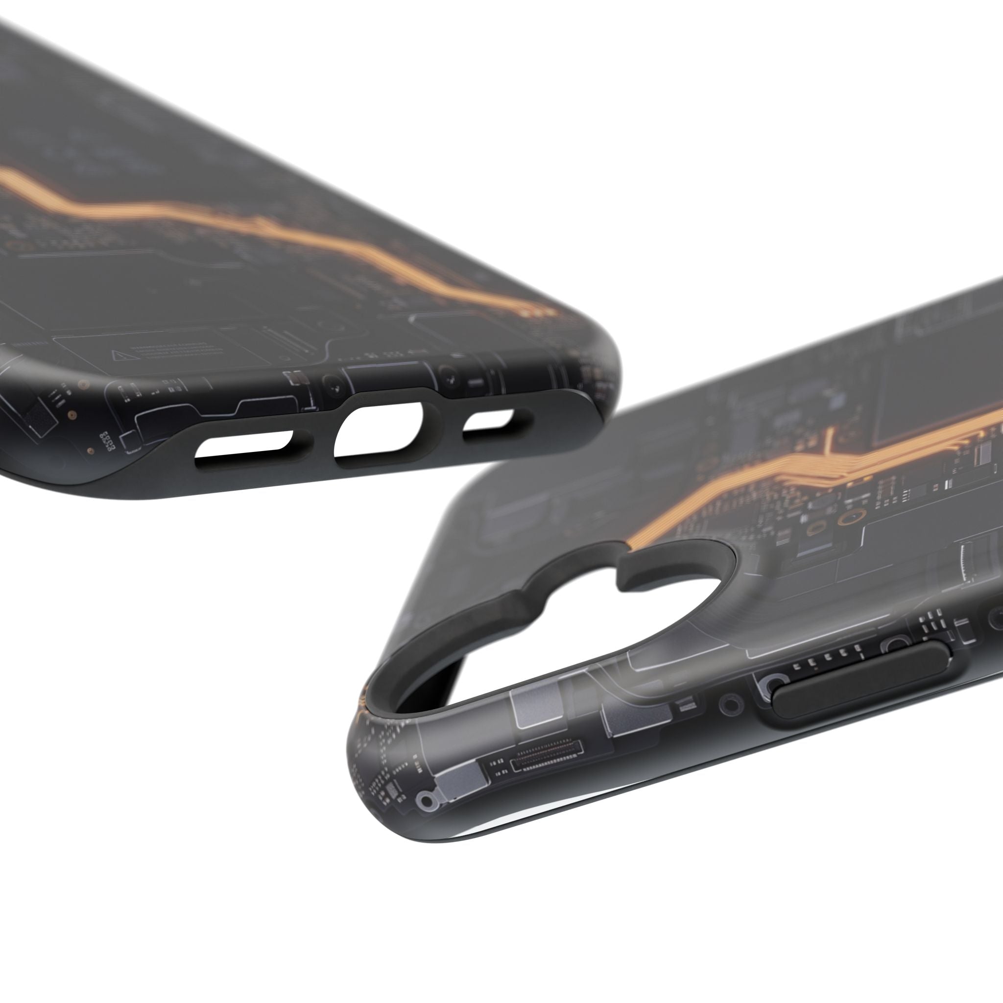 Electrician Circuit Bolt Phone Case — Impact-Resistant Wireless Charging Cover