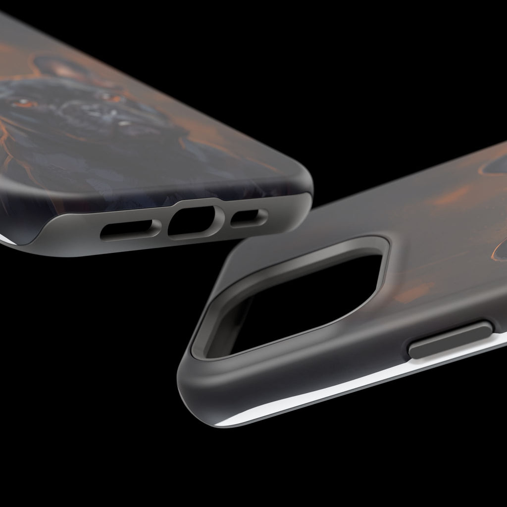 French Bulldog Portrait Phone Case — Impact-Resistant Wireless Charging Cover