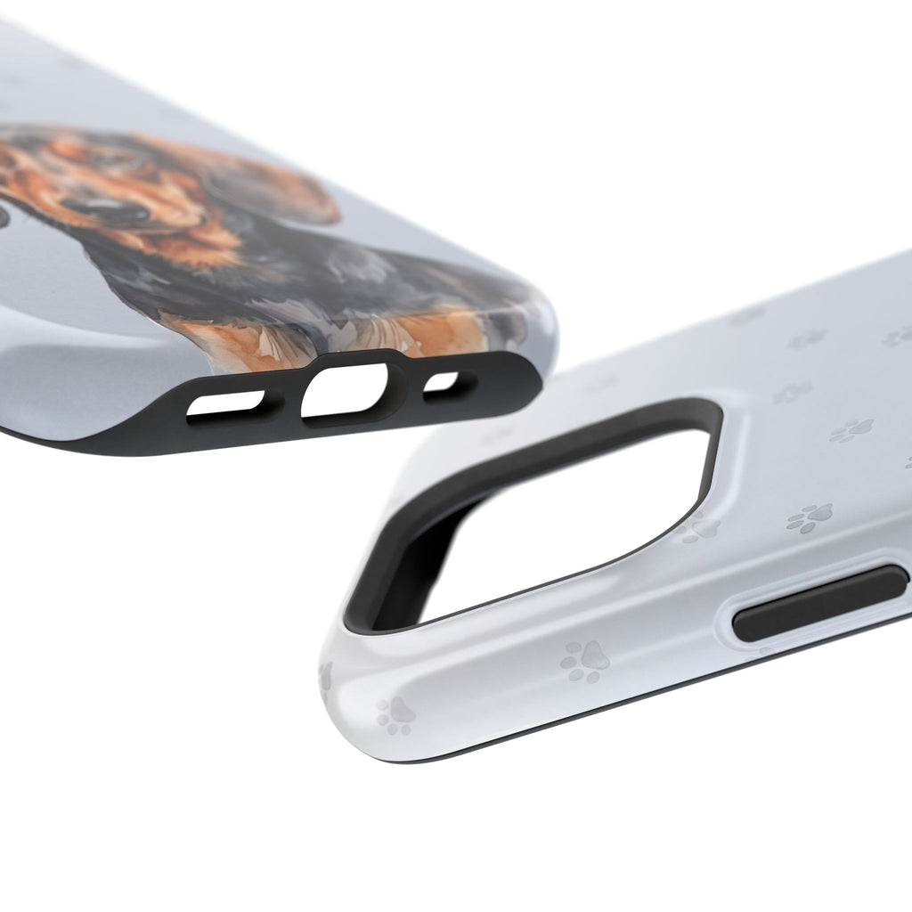 Dachshund Phone Case — Impact-Resistant Wireless Charging Cover