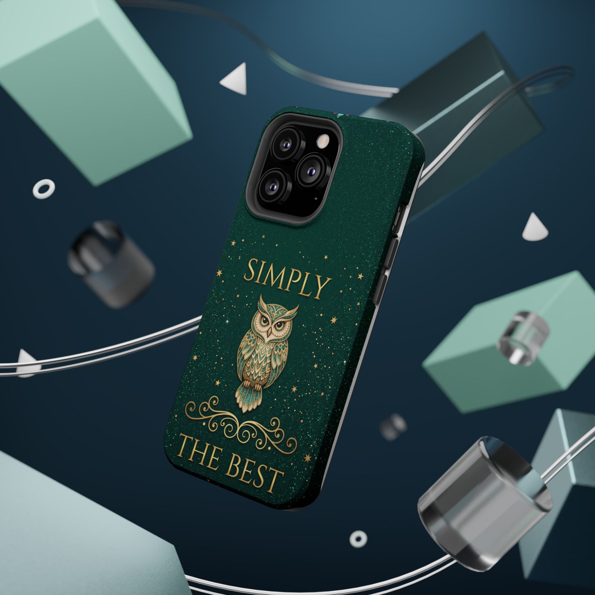 Simply The Best Wise Owl Phone Case — Wireless Charging Cover