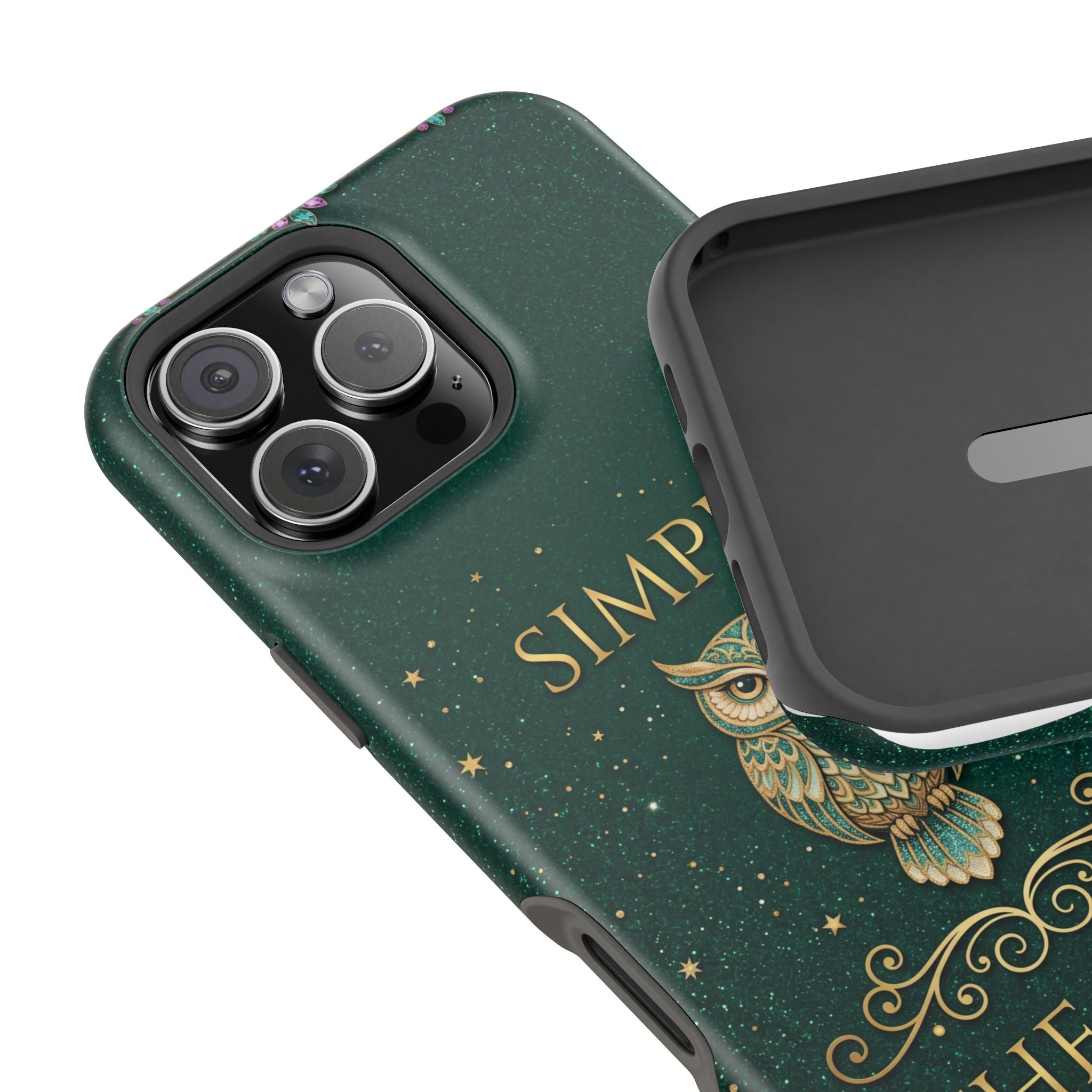 Simply The Best Wise Owl Phone Case — Wireless Charging Cover
