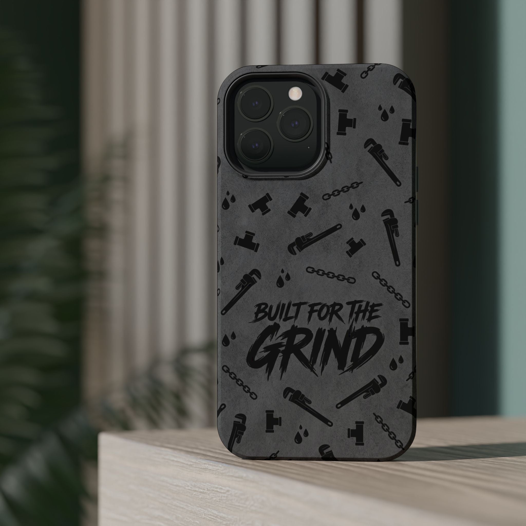 Built for the Grind Phone Case — Plumber Tools Wireless Charging Cover