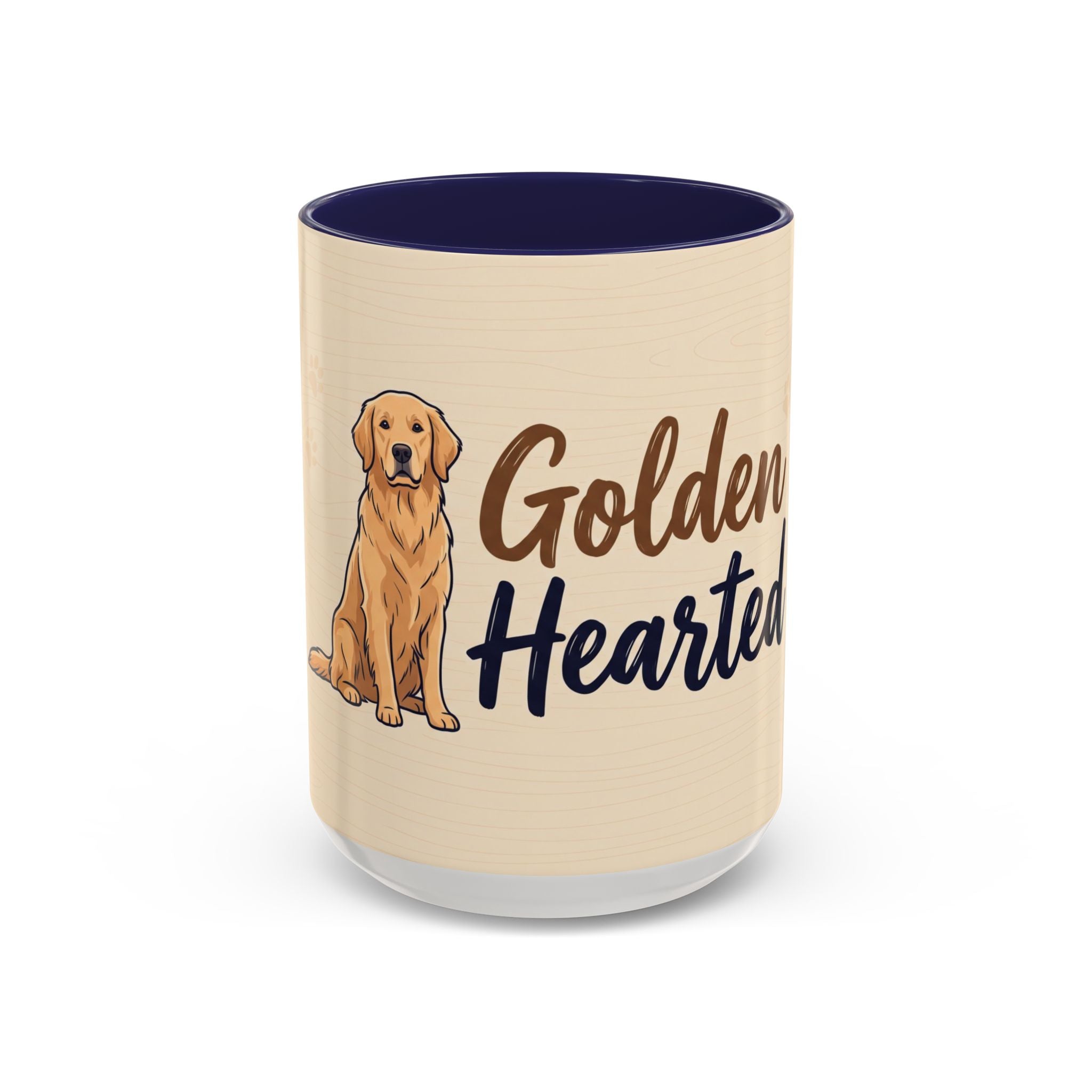 Golden Hearted Mug | Golden Retriever Lover Gift | Cute Dog Coffee Mug