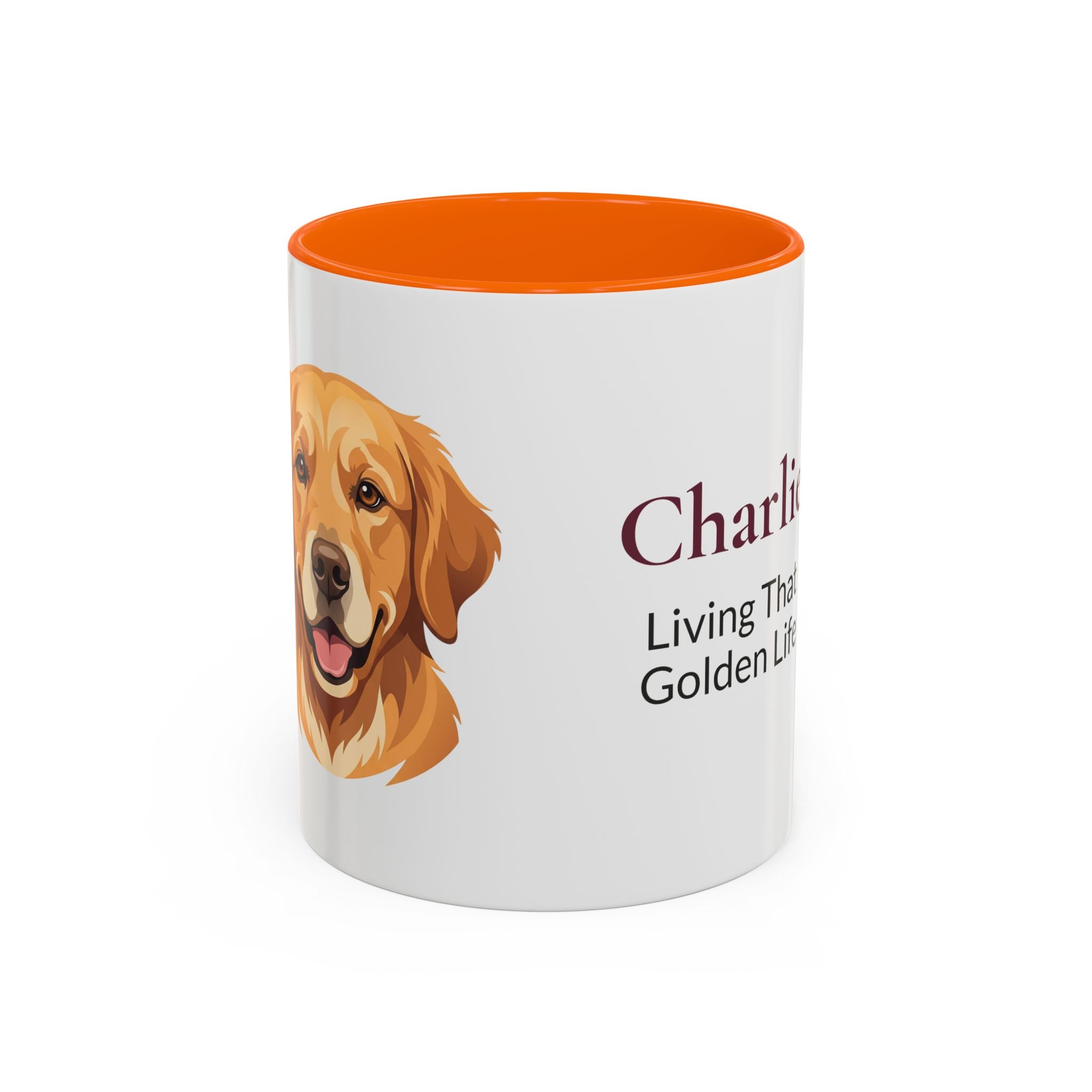 Personalized Golden Retriever Mug | Custom Name & Message Dog Lover Coffee Mug