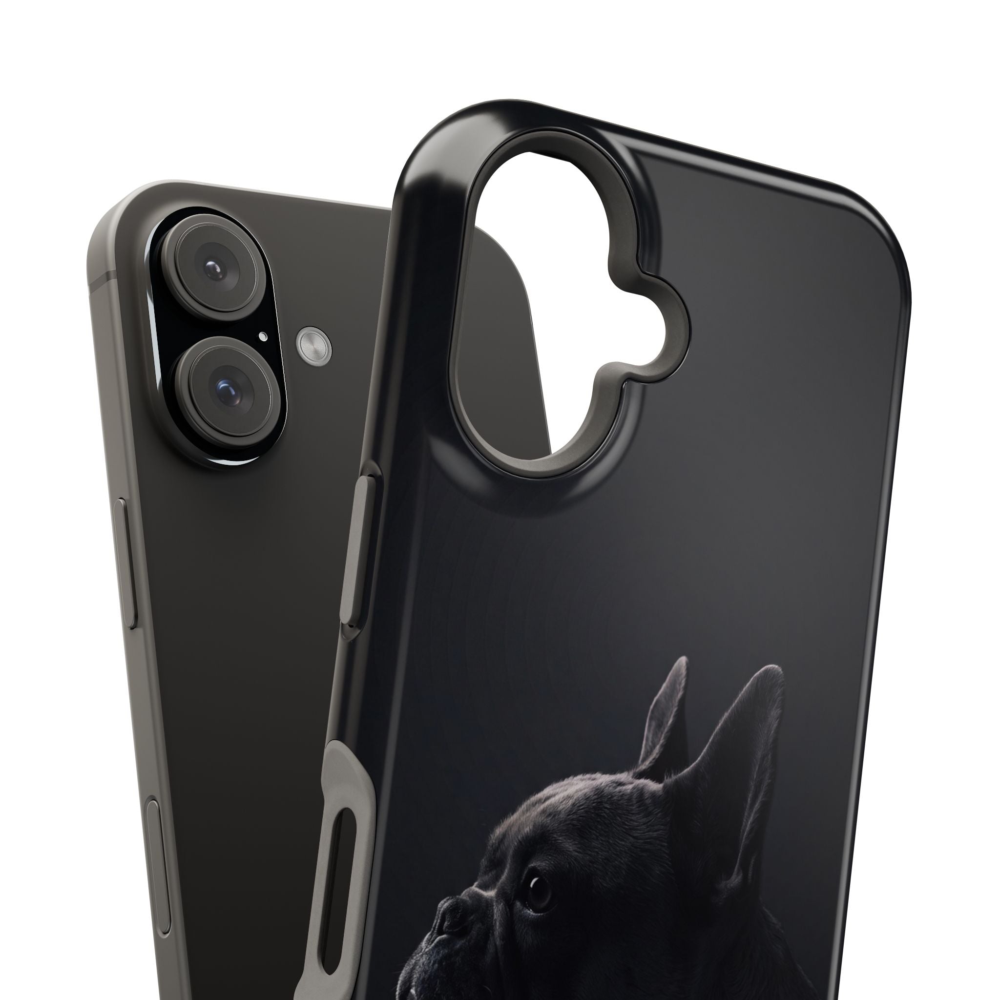 French Bulldog Phone Case — Impact-Resistant Wireless Charging Cover