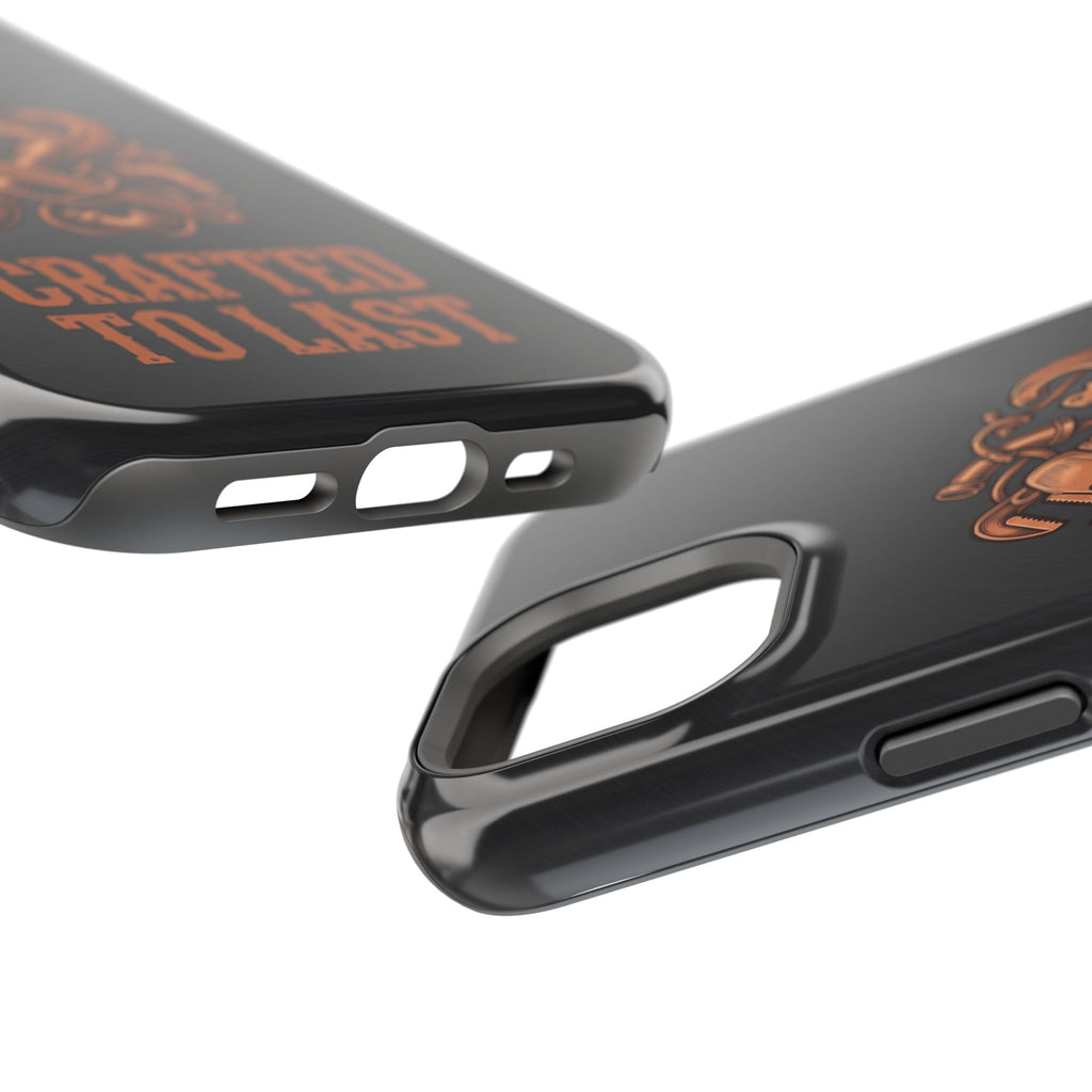Crafted to Last Phone Case — Crossed Wrenches Wireless Charging Cover
