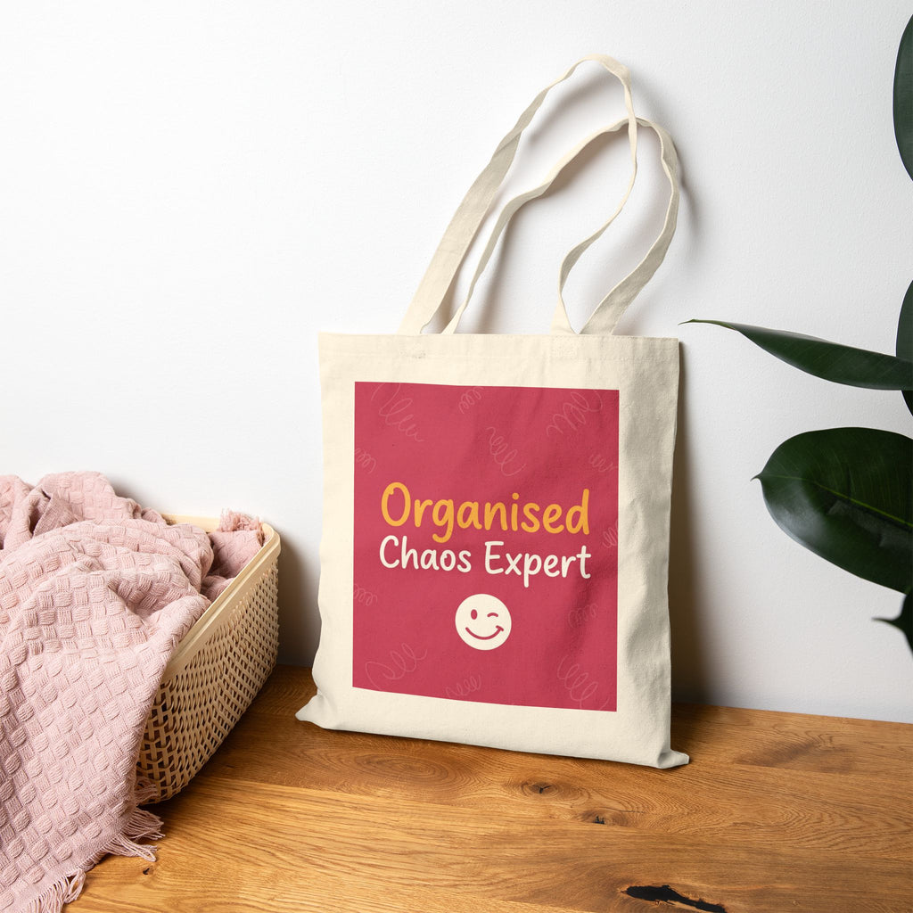 Organised Chaos Expert | Teacher Tote Bag | Teacher funny Appreciation Gift
