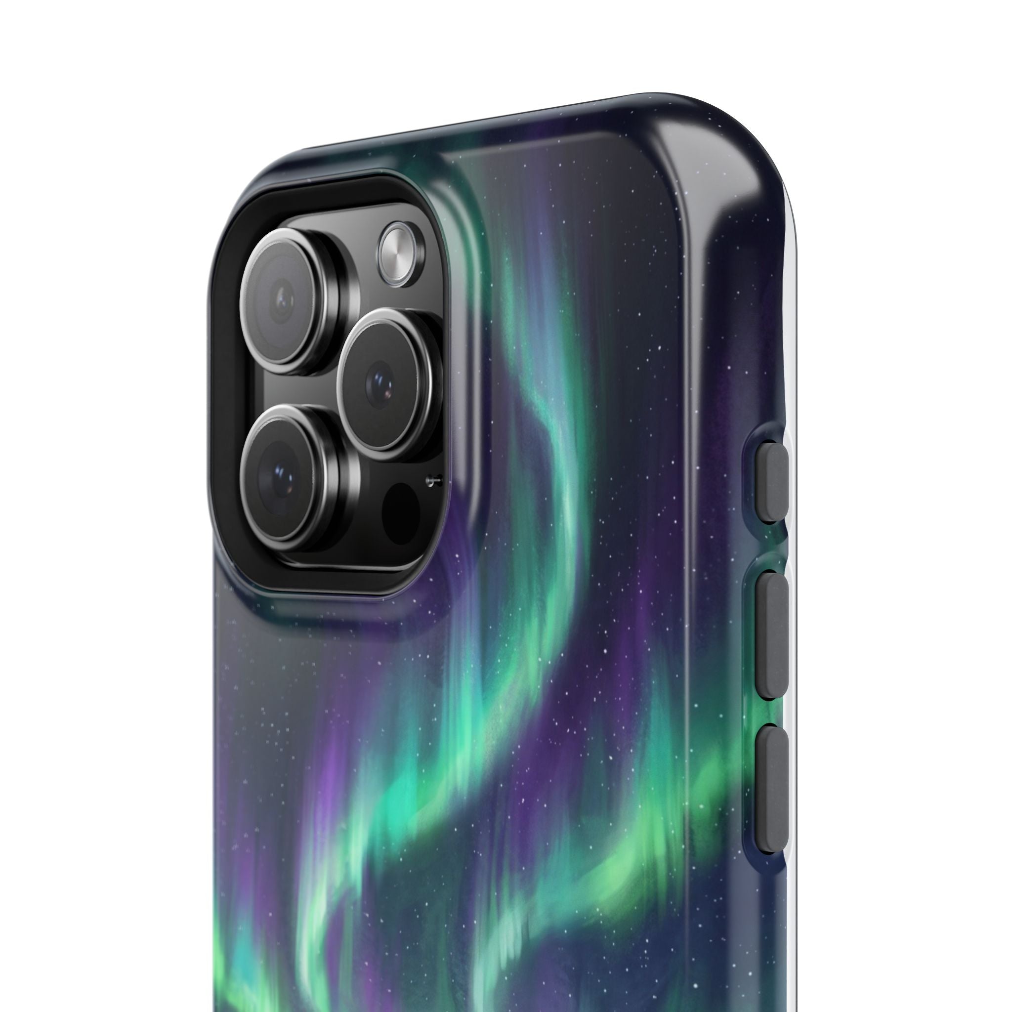 Personalized Dachshund Northern Lights Phone Case — Wireless Charging Cover