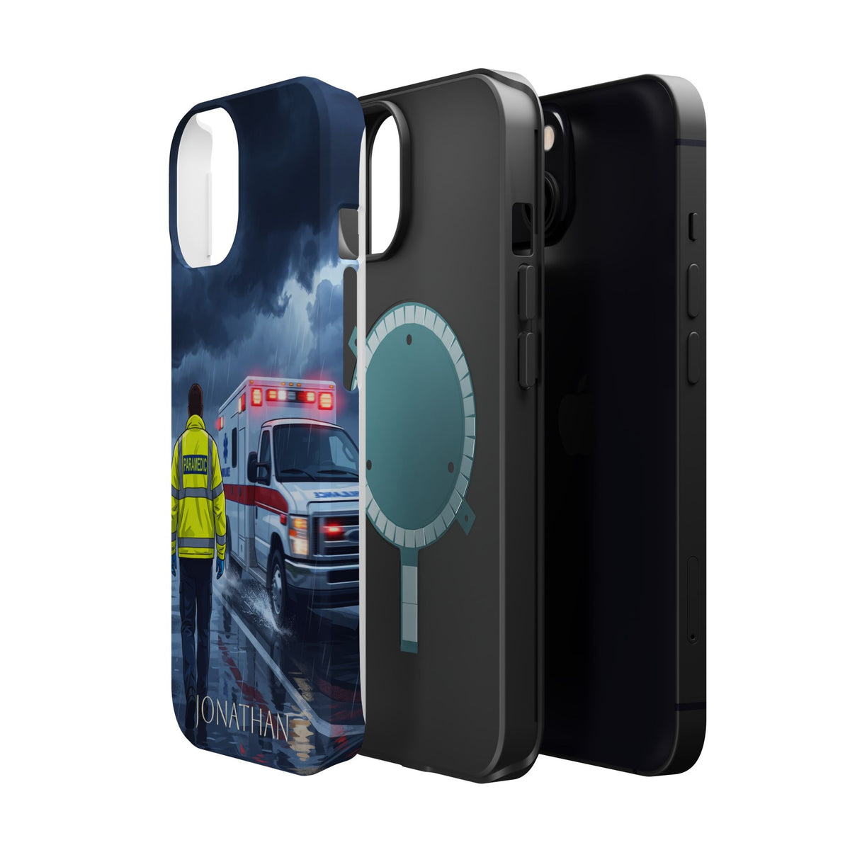 Personalized EMS Storm Phone Case — Wireless Charging Cover