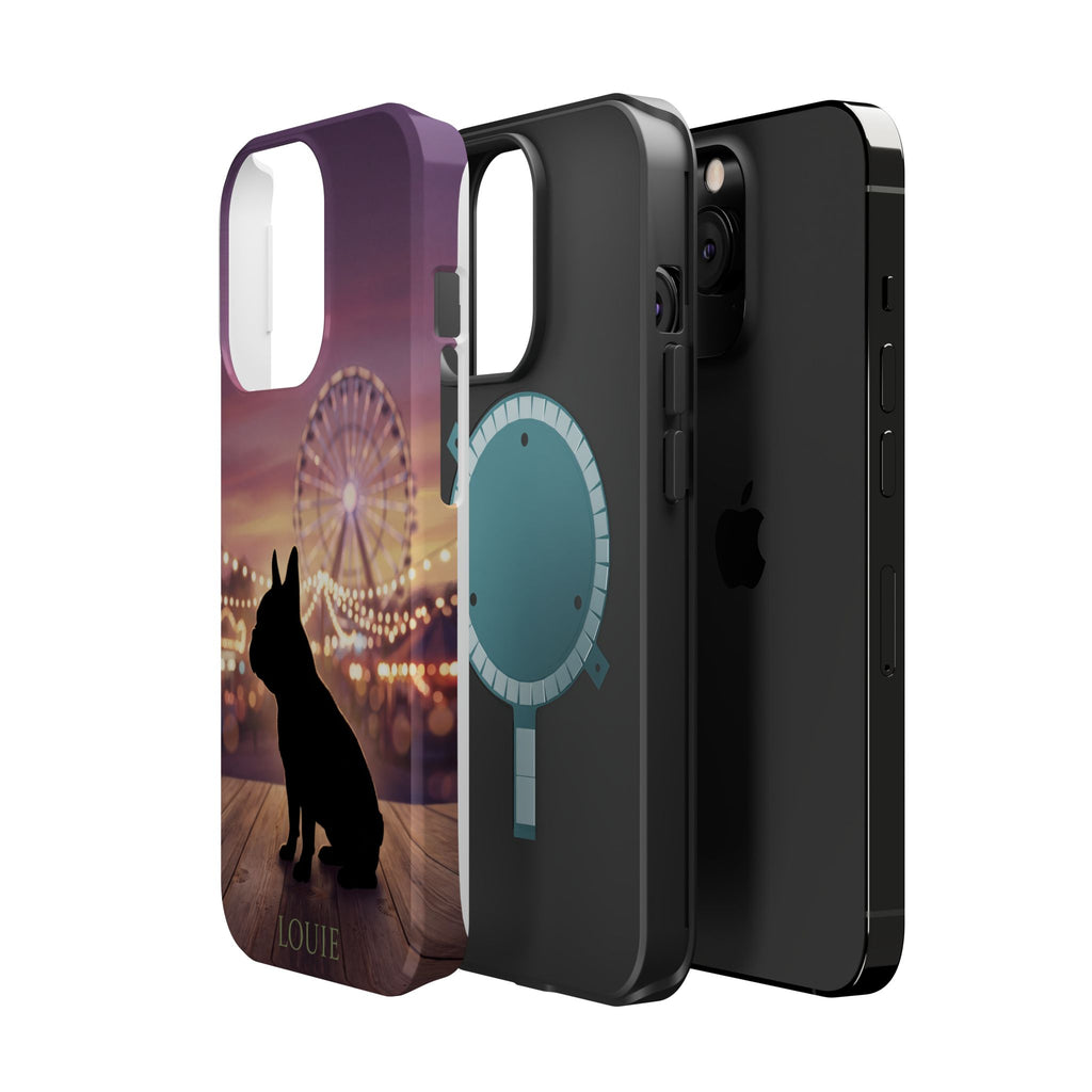 Personalized French Bulldog Carnival Nights Phone Case — Wireless Charging Cover