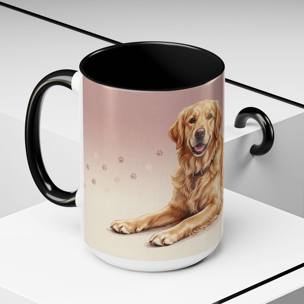 Golden Retriever Lying Down Mug | Golden Retriever Lover Gift | Cute Dog Coffee Mug