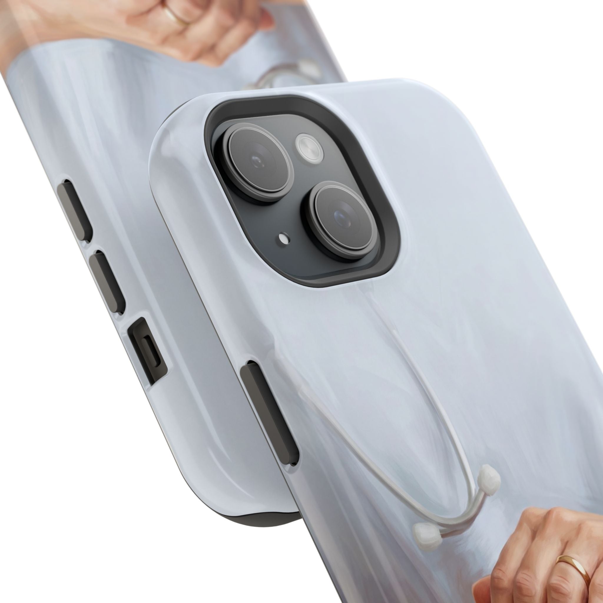 Impact-Resistant Phone Case — Caring Hands Wireless Charging Cover