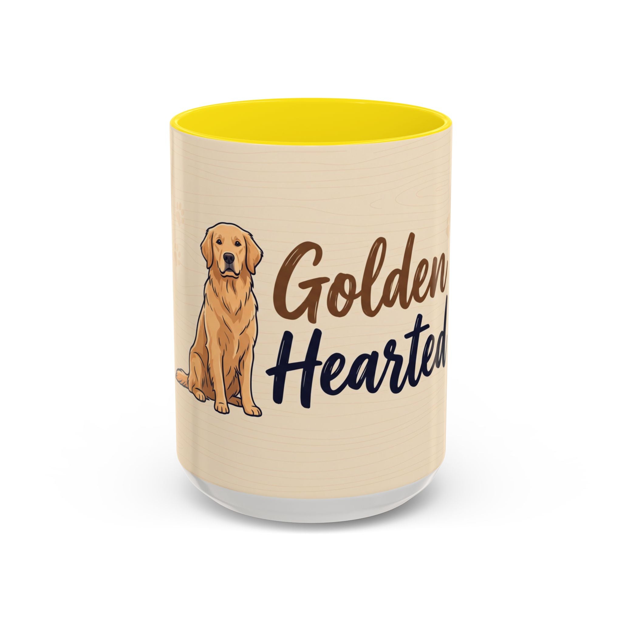 Golden Hearted Mug | Golden Retriever Lover Gift | Cute Dog Coffee Mug