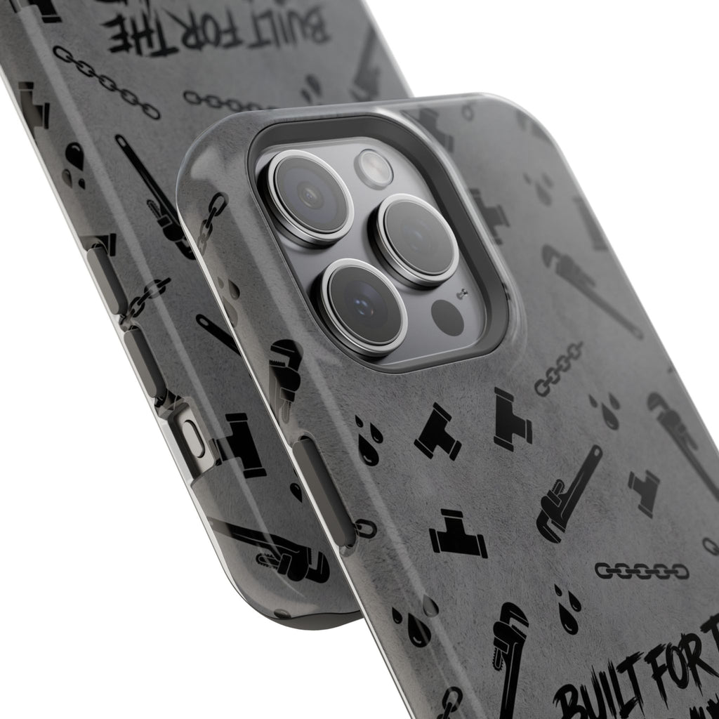 Built for the Grind Phone Case — Plumber Tools Wireless Charging Cover