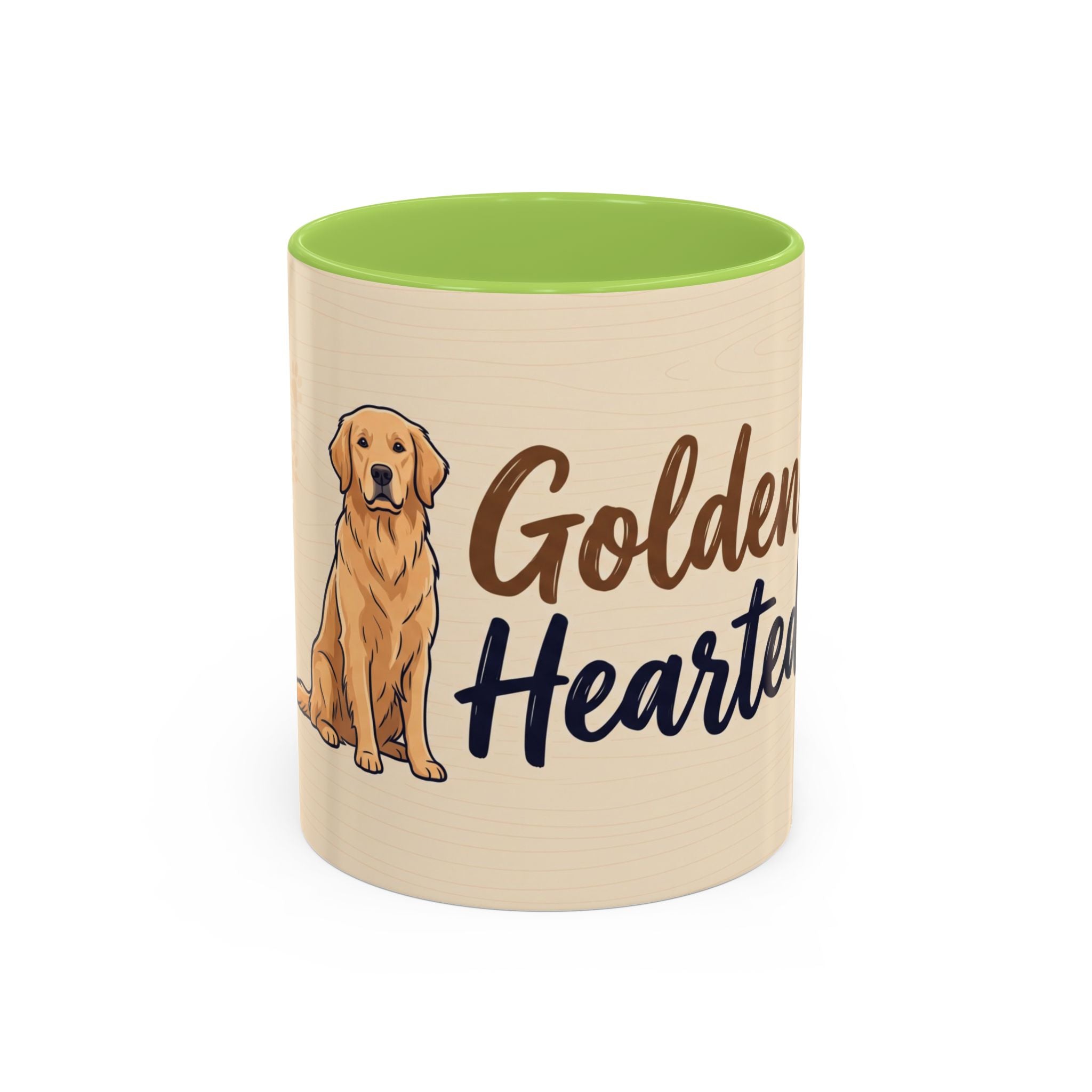 Golden Hearted Mug | Golden Retriever Lover Gift | Cute Dog Coffee Mug