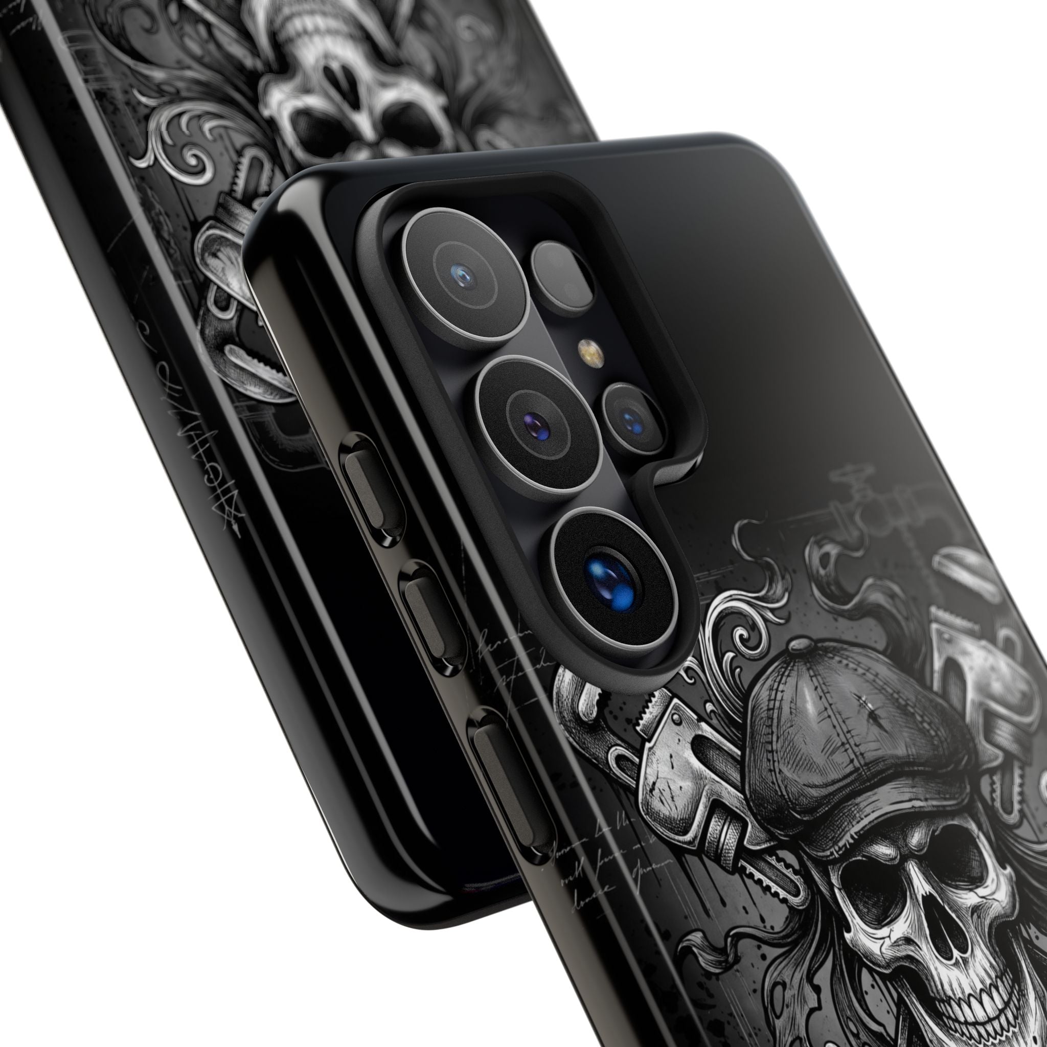 Gothic Skull Plumber Phone Case - Samsung & iPhone Series