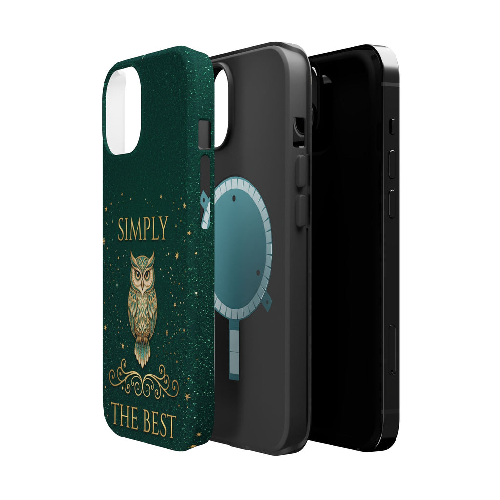 Simply The Best Wise Owl Phone Case — Wireless Charging Cover