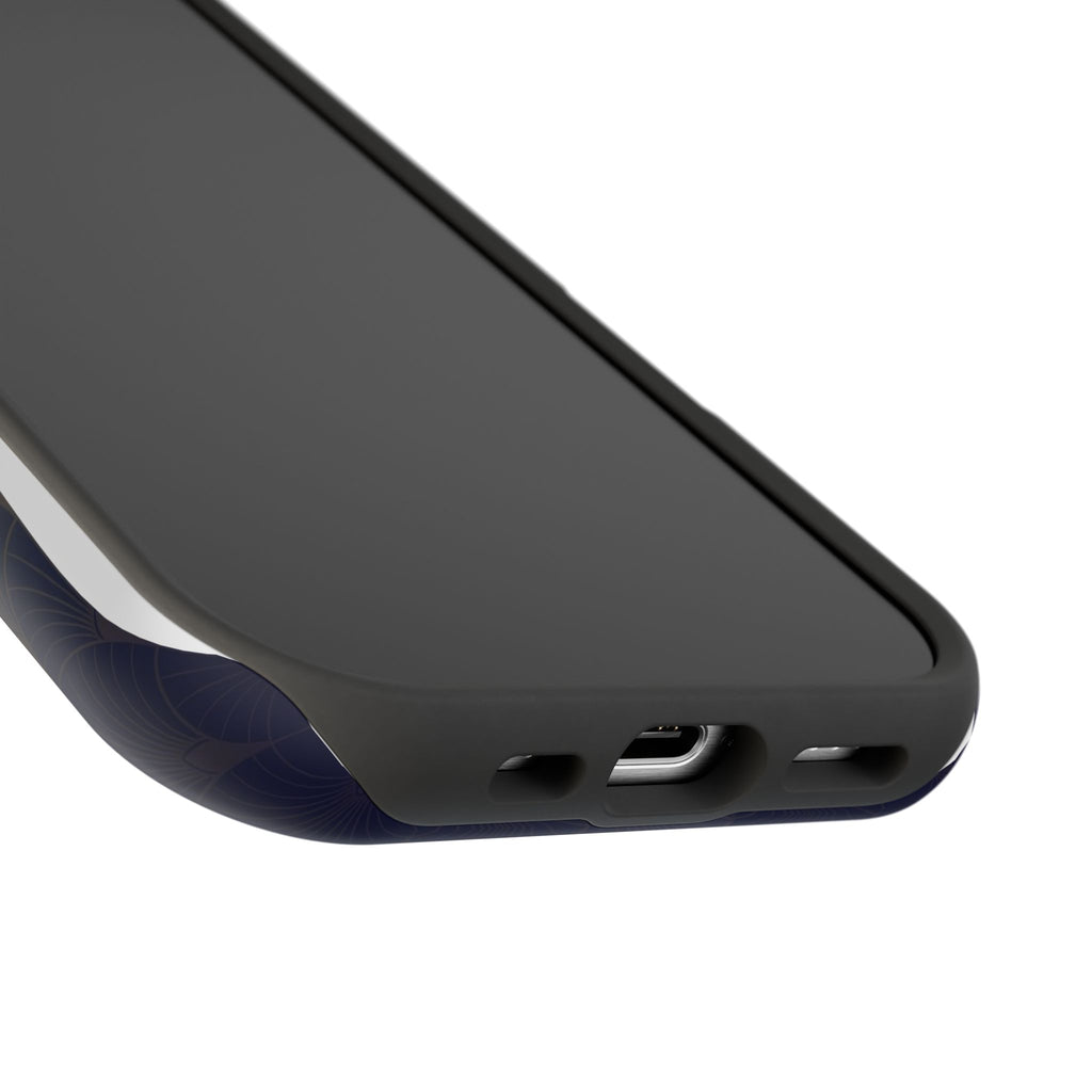 Art Deco Labrador Phone Case — Tough Magnetic Case with Wireless Charging