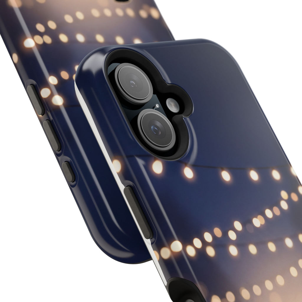 Personalized Dachshund Fairy Lights Phone Case — Wireless Charging Cover