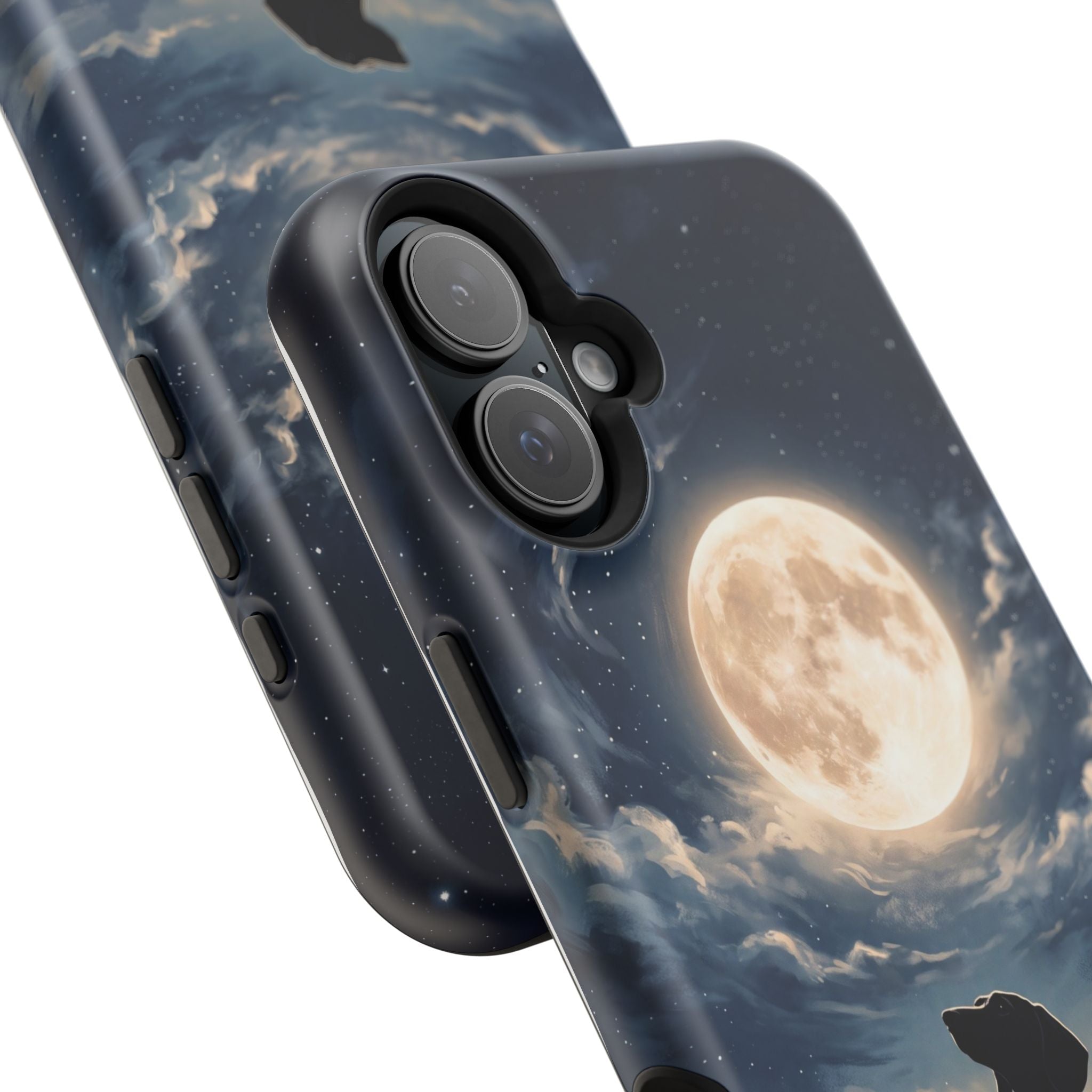 Personalized Dachshund Moonlight Phone Case — Wireless Charging Cover