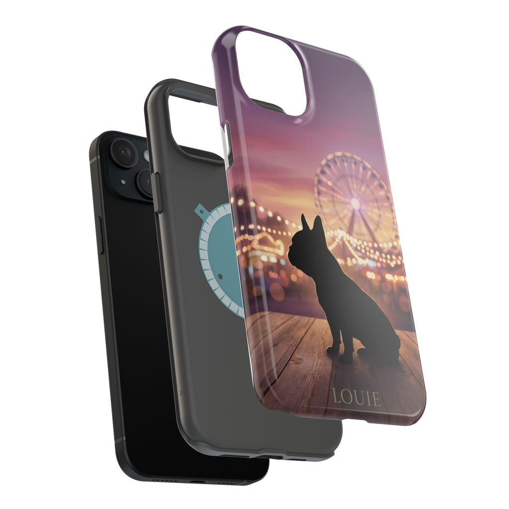Personalized French Bulldog Carnival Nights Phone Case — Wireless Charging Cover