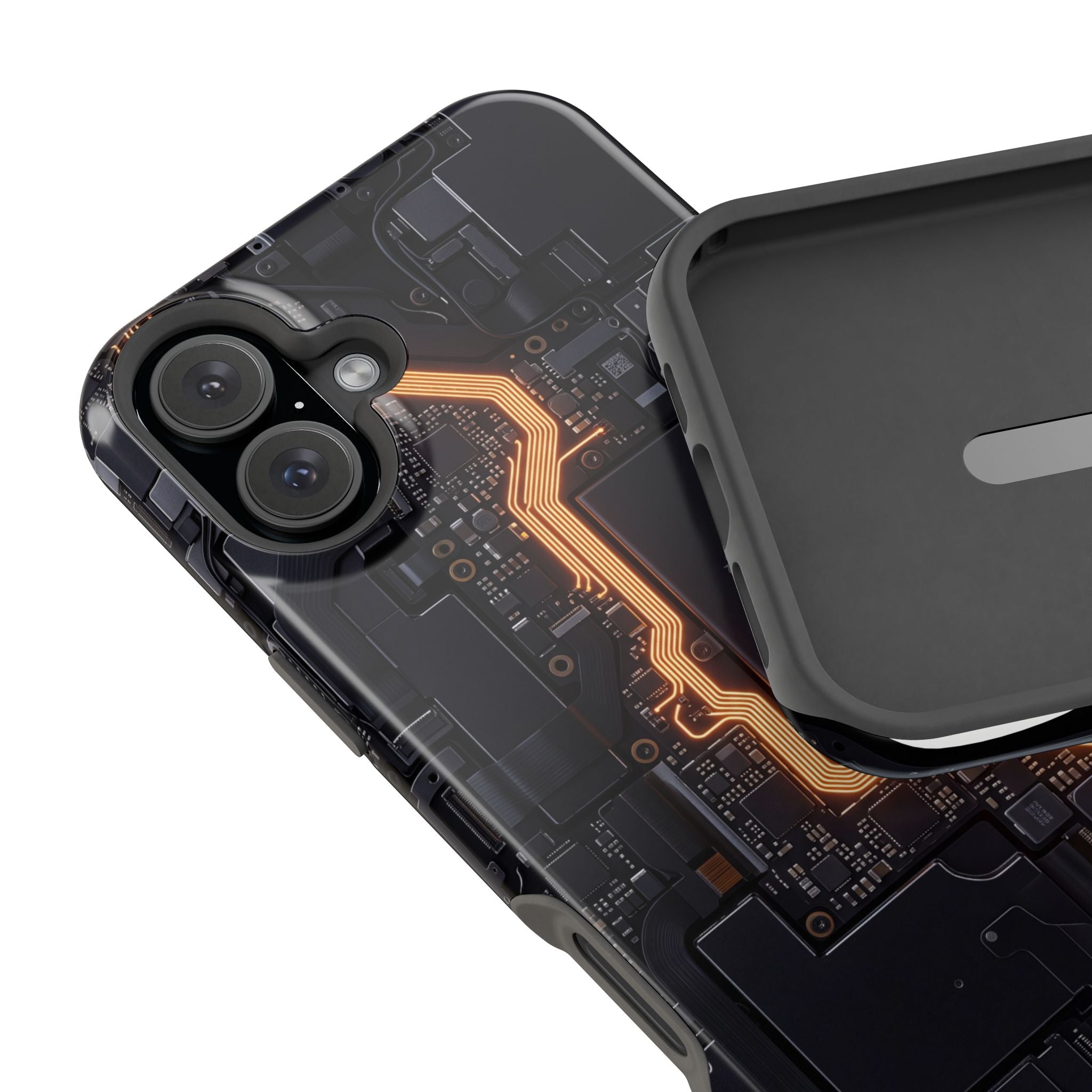 Electrician Circuit Bolt Phone Case — Impact-Resistant Wireless Charging Cover