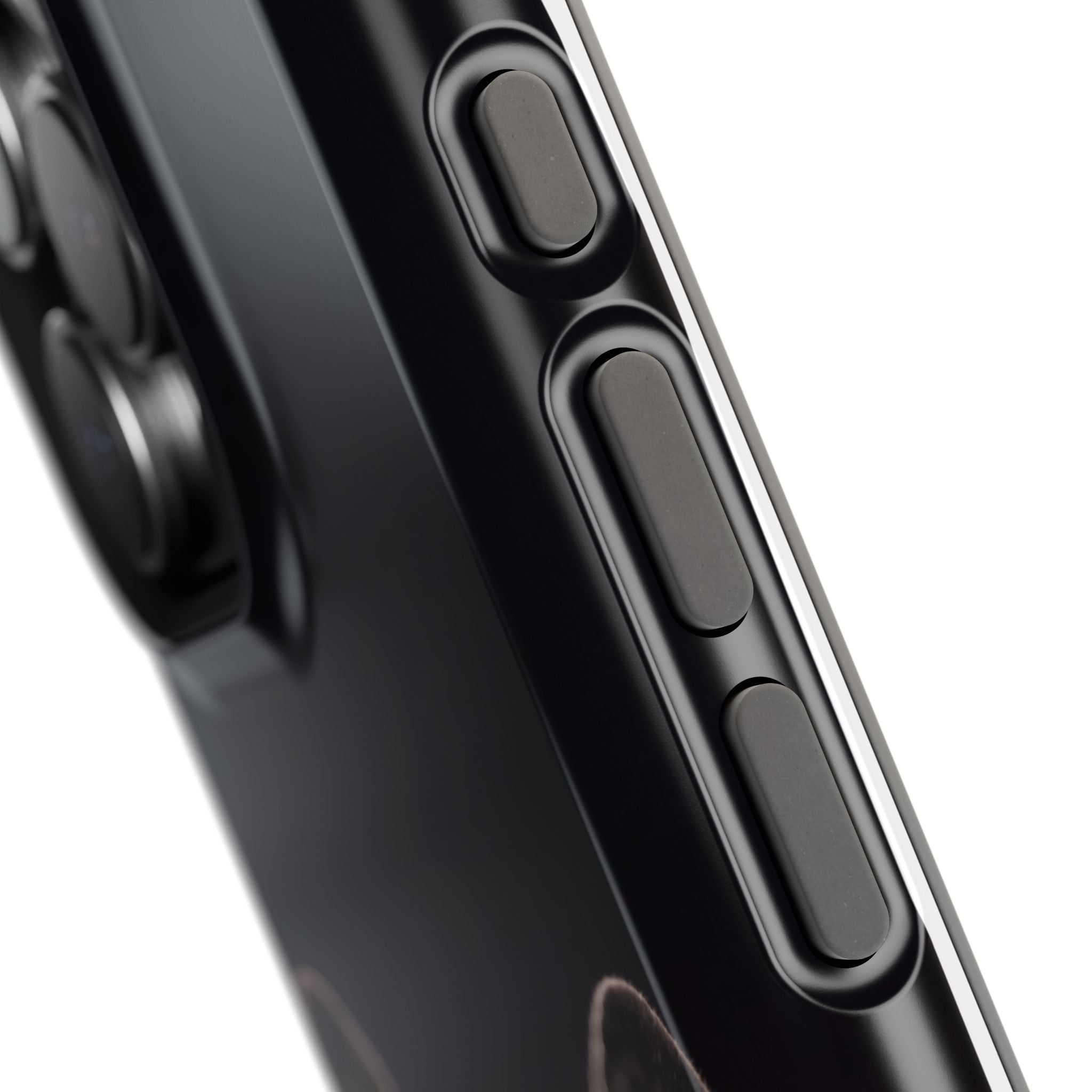 Black French Bulldog Phone Case — Impact-Resistant Wireless Charging Cover