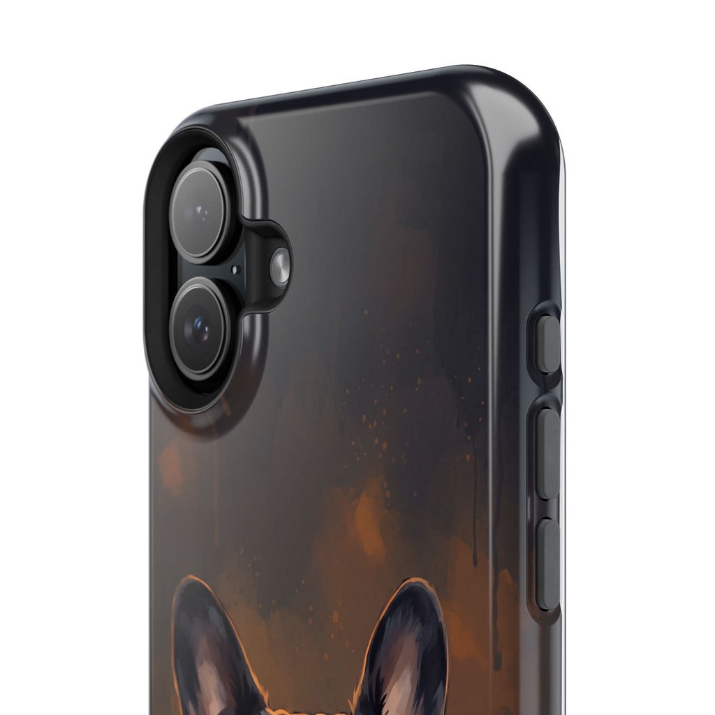 French Bulldog Portrait Phone Case — Impact-Resistant Wireless Charging Cover