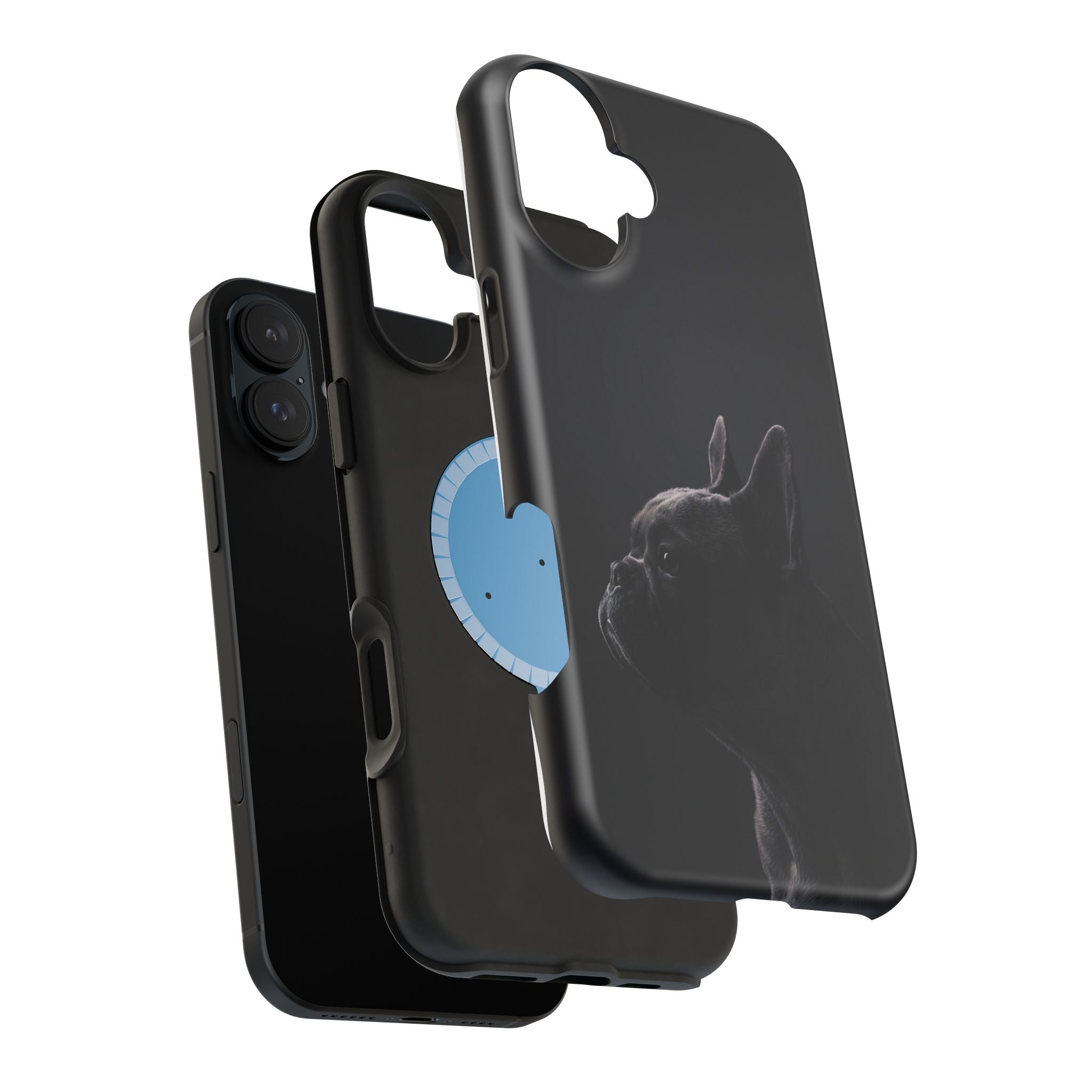 French Bulldog Phone Case — Impact-Resistant Wireless Charging Cover