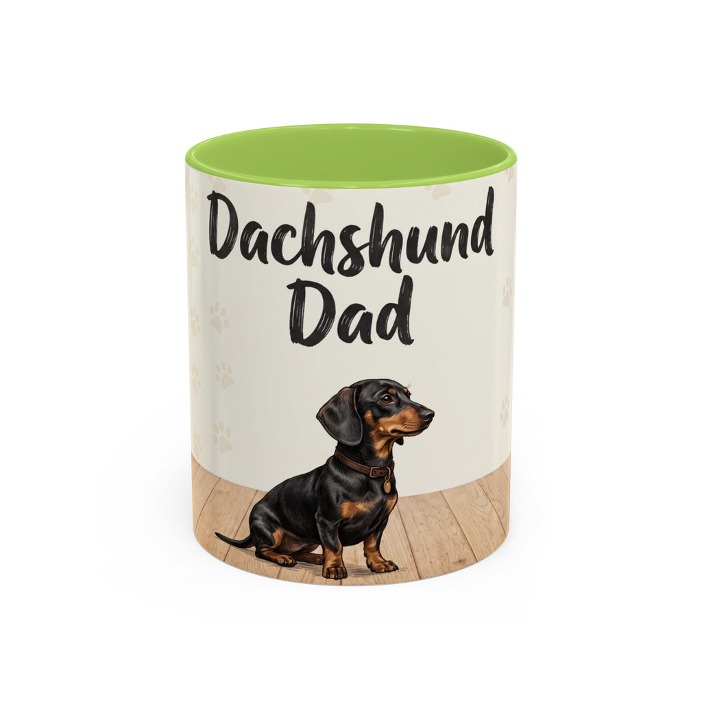 Dachshund Dad Mug | Cute Dog Dad Coffee Mug | Wiener Dog Gift for Dachshund Lovers