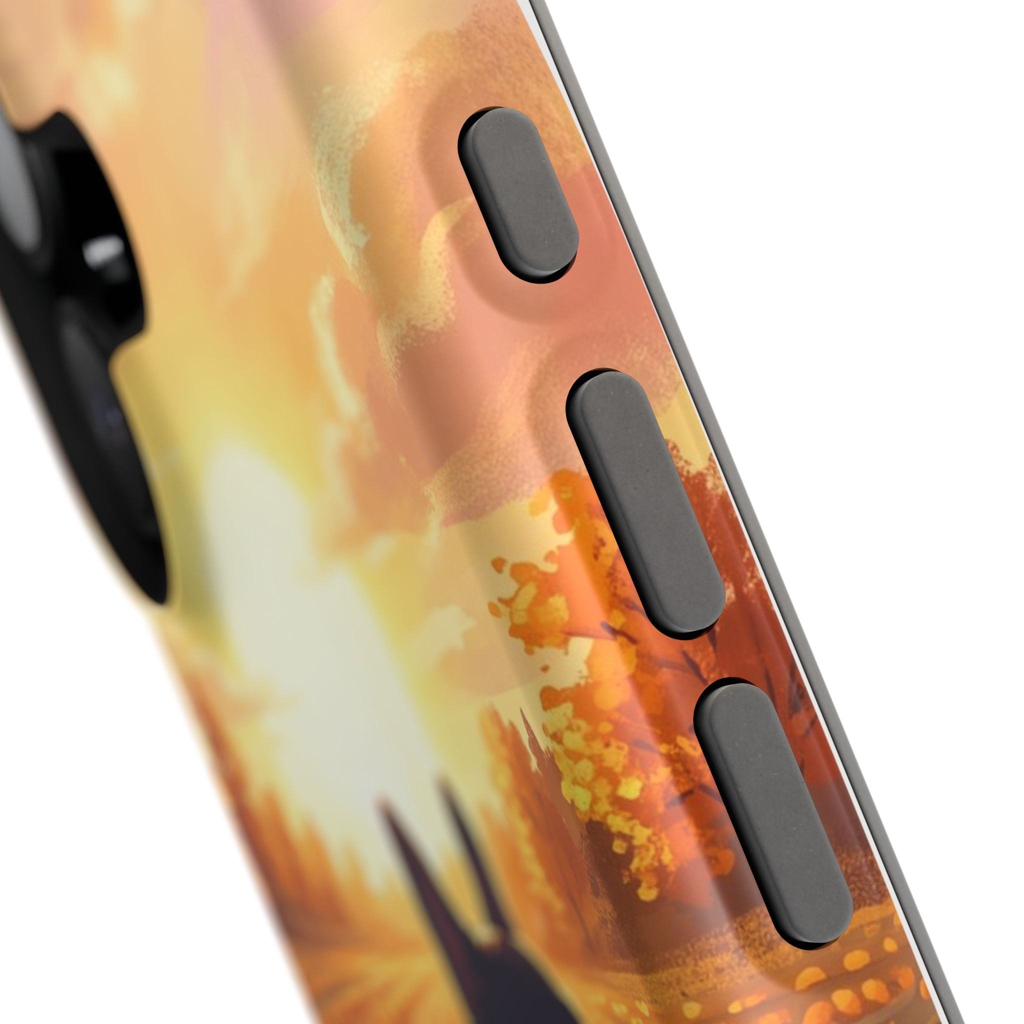 Personalized French Bulldog Pumpkin Patch Phone Case — Wireless Charging Cover
