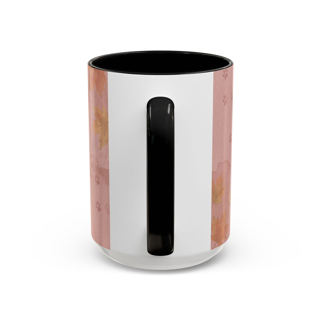 Dachshund Lover Mug | Long-Haired Wiener Dog with Plaid Bandana, Dusty Rose Watercolor Dog Gift