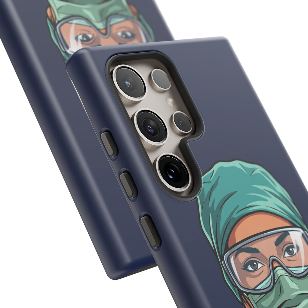 Nurse Illustrated Portrait Phone Case | iPhone & Samsung
